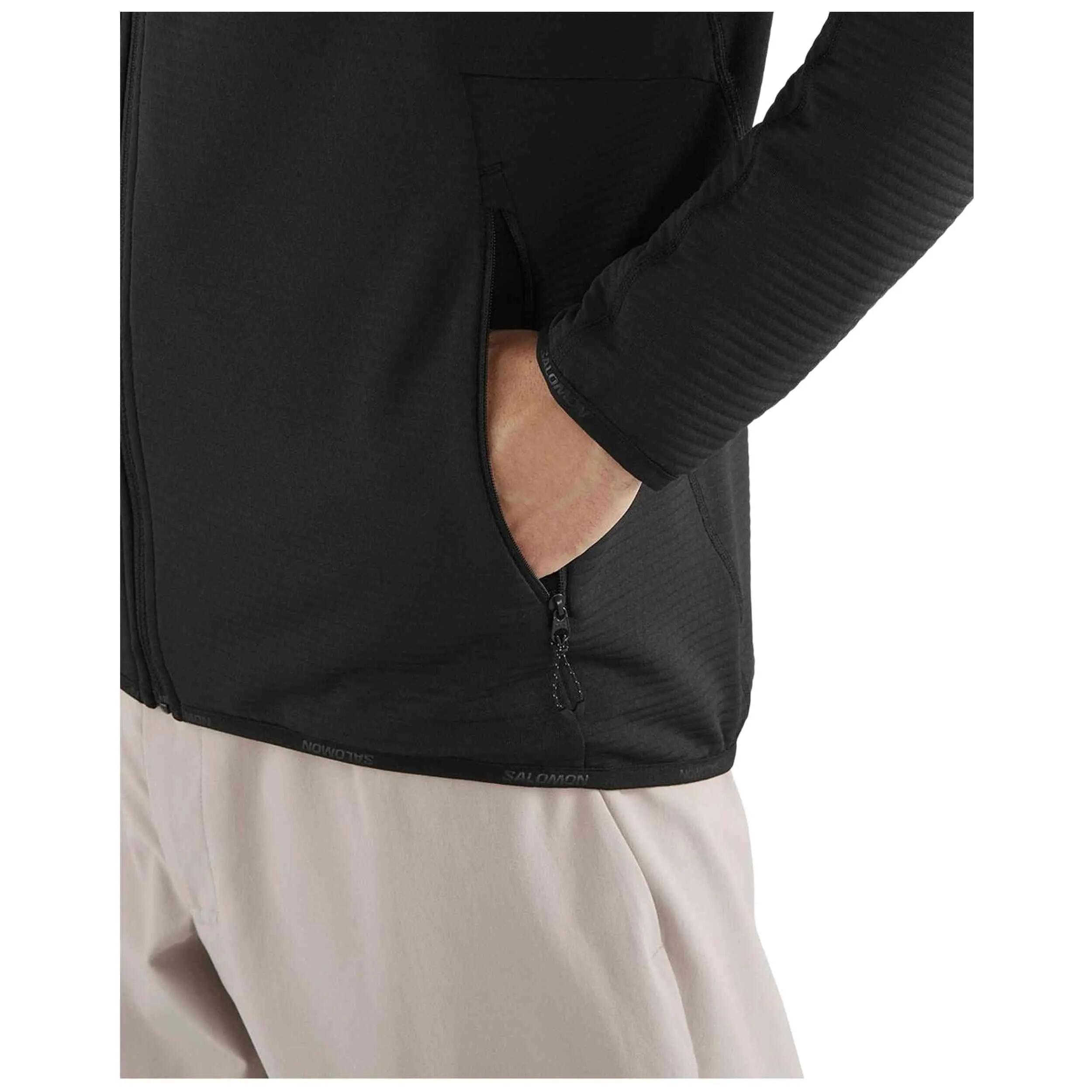Polaire Salomon modèle Essential Lightwarm Full Zip pour homme 5/5