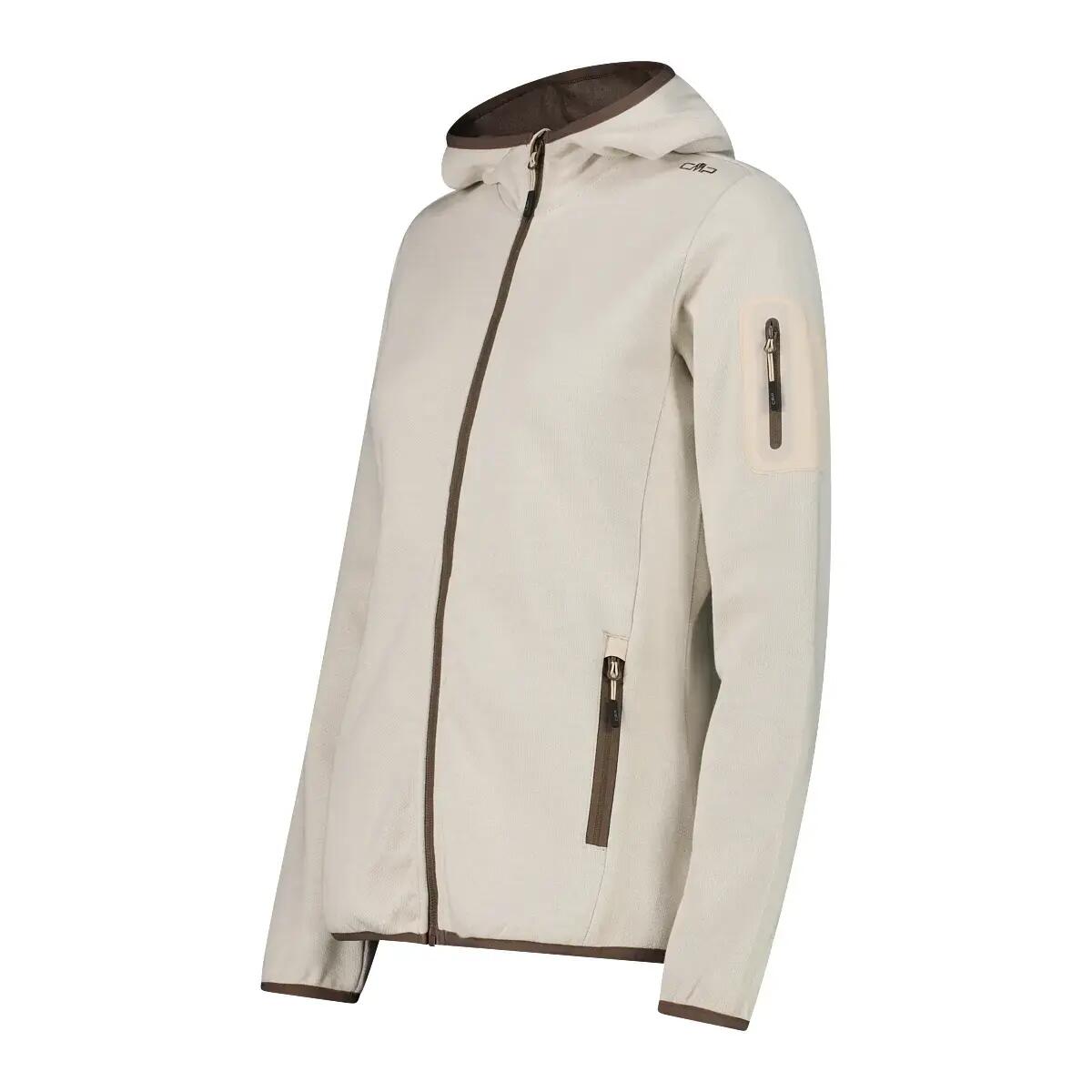 Sweatshirt à capuche empiècements en mesh femme CMP Knit-Tech 3/4