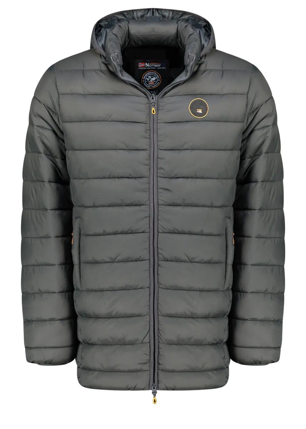 GEOGRAPHICAL NORWAY Kurtka AMIGOMAP LONG HOOD DB DGREY MEN 233 DARK GREY Baskets 4/7
