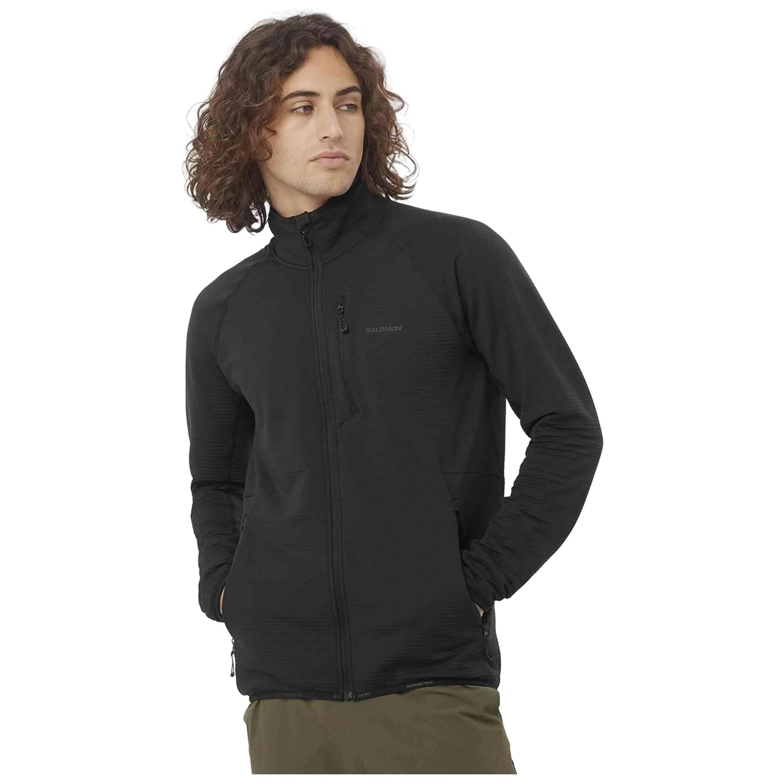 Polaire Salomon modèle Essential Lightwarm Full Zip pour homme 2/5