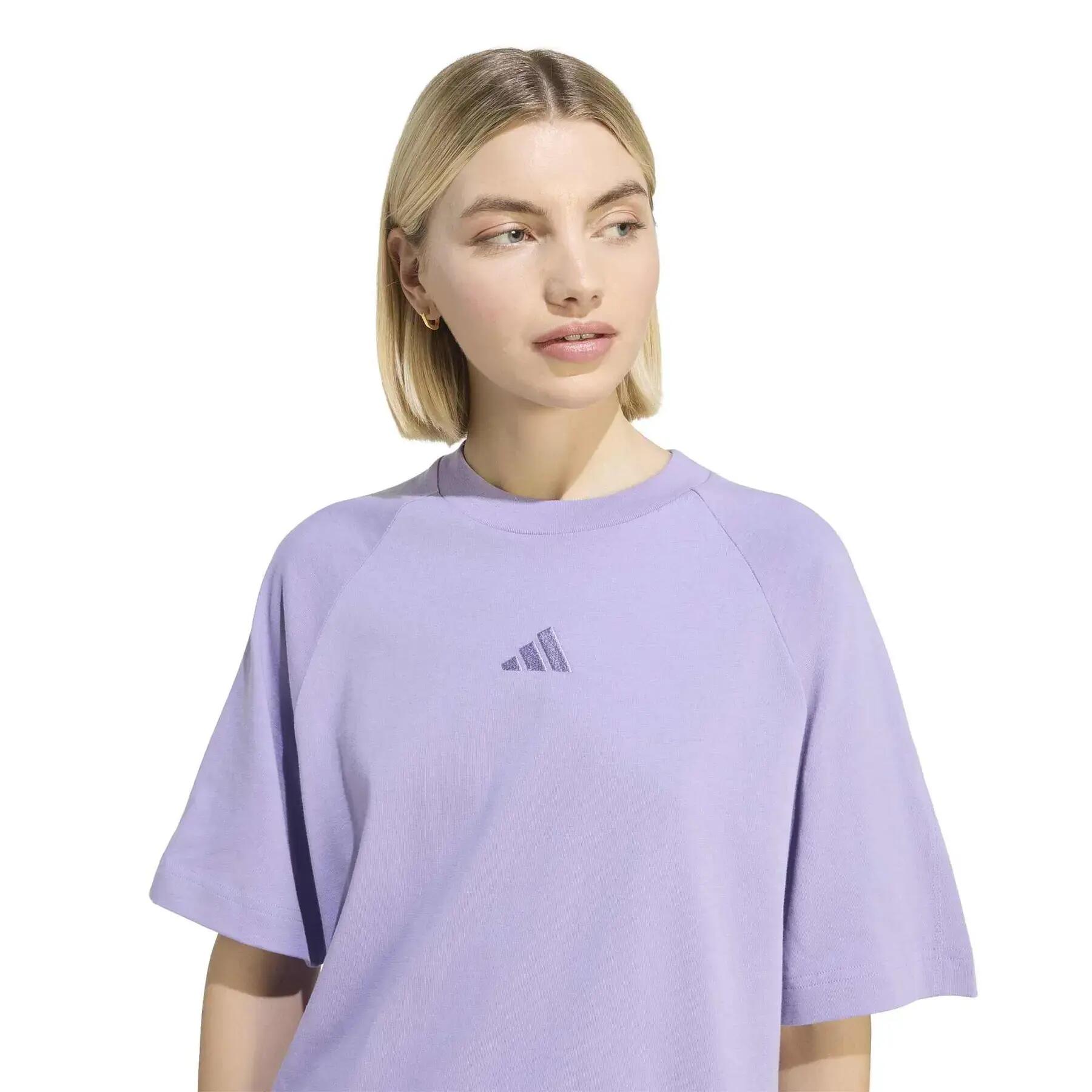 Pantalon de jogging Regular femme adidas Small Logo Cuffed 3/3