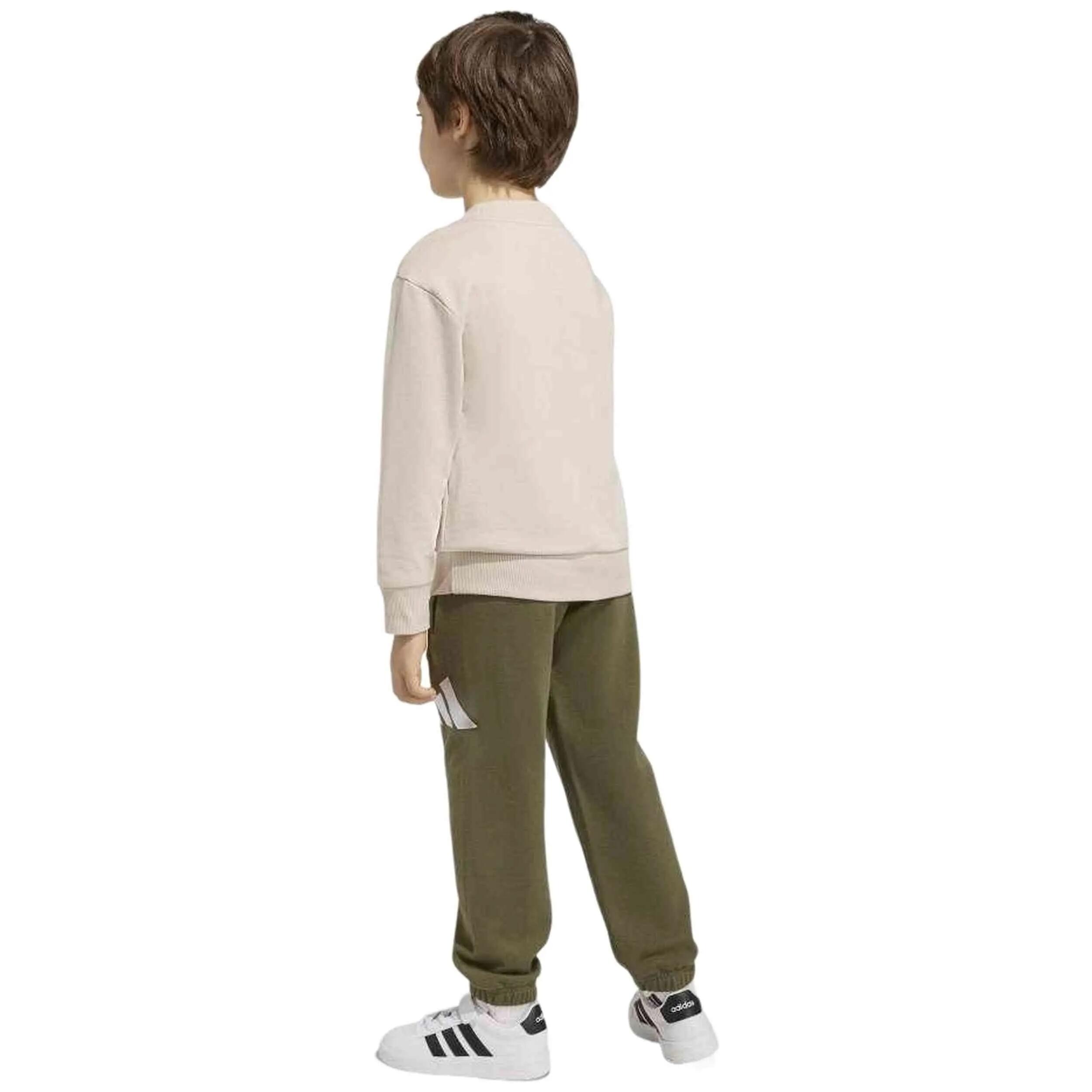 Survêtement complet Adidas modèle LK BL FT JOG pour unisexe enfants 2/5