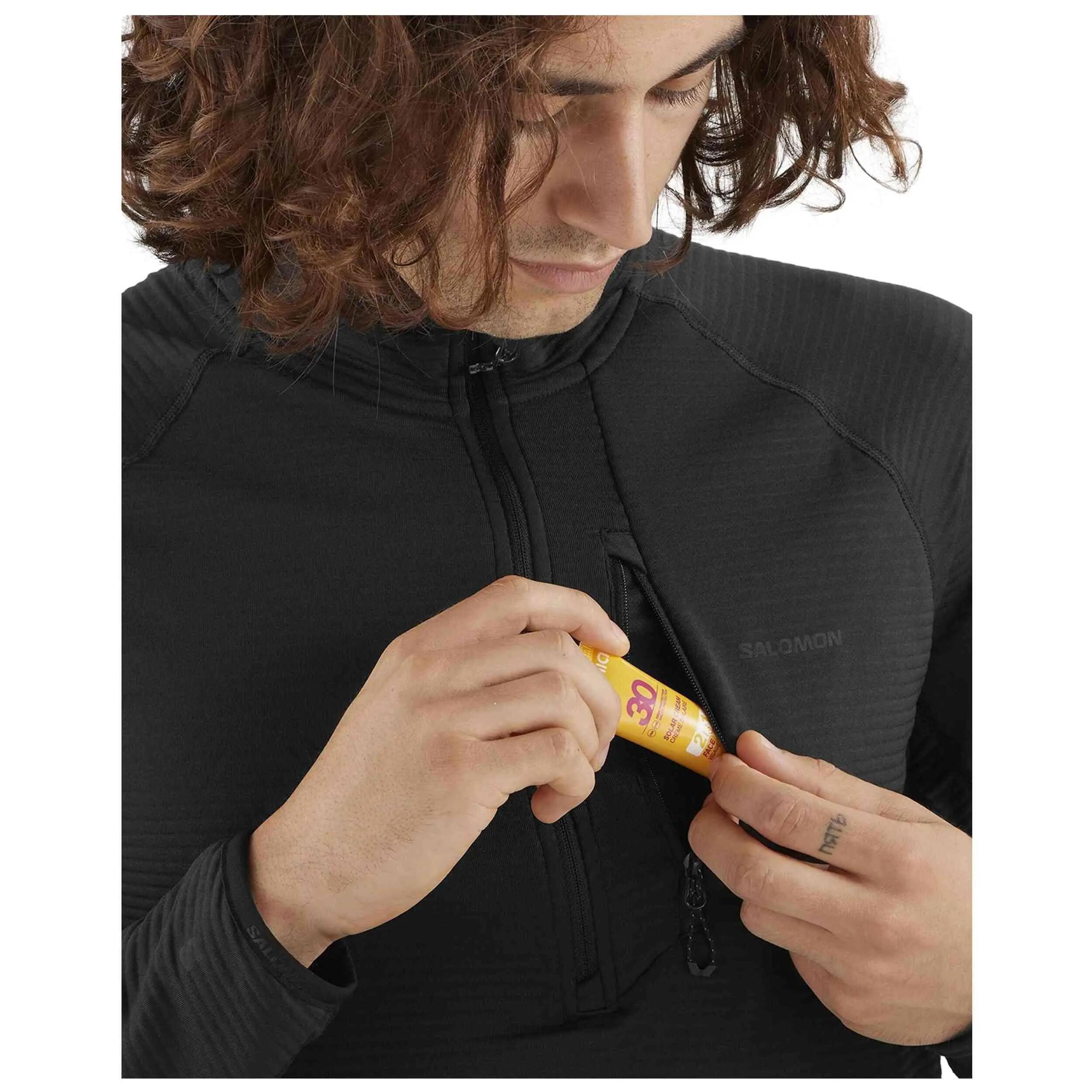 Polar Salomon modelo Essential Lightwarm Half Zip para unissex 3/4