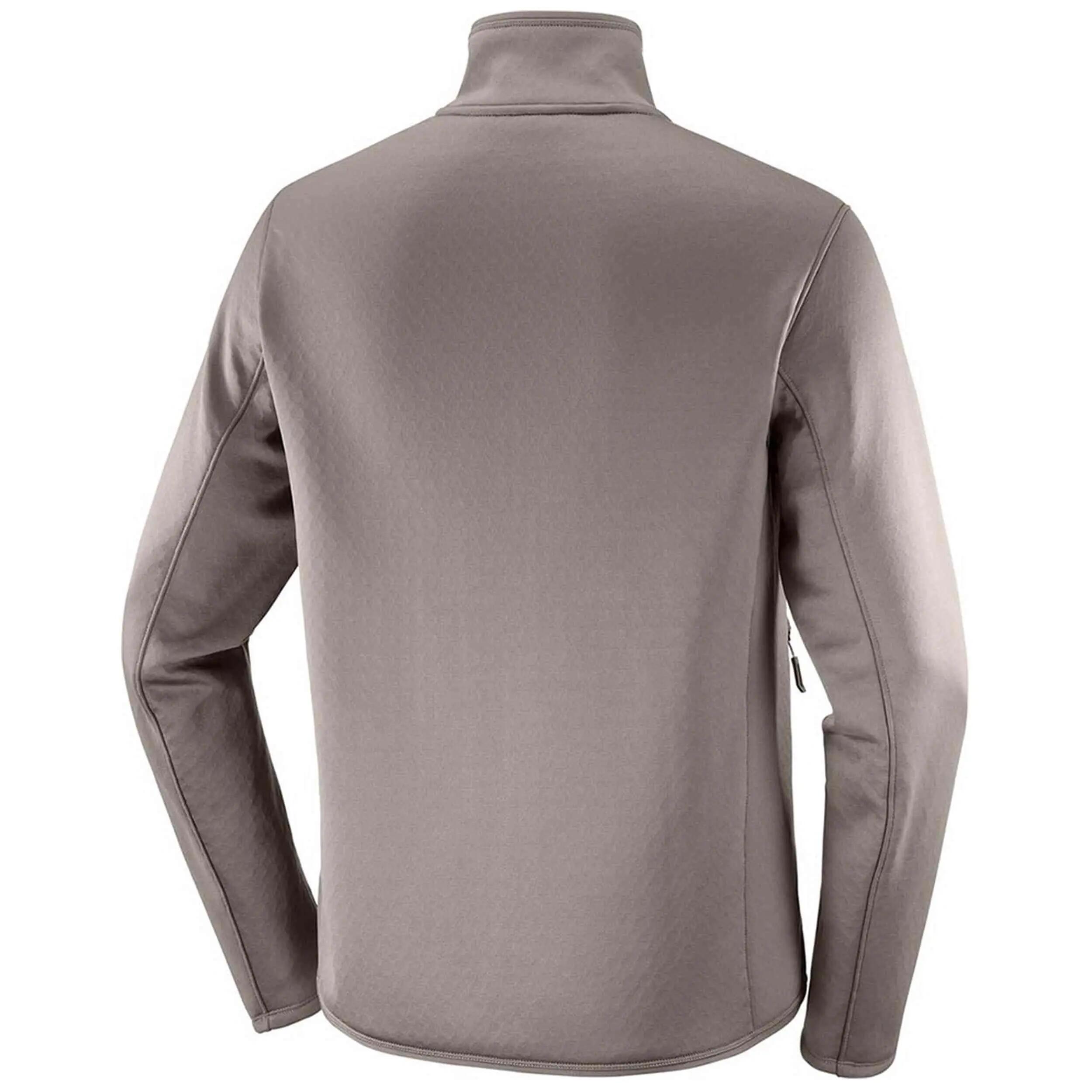 Fleecejacke Salomon Modell Outline Warm Fleece Full für männer 4/5