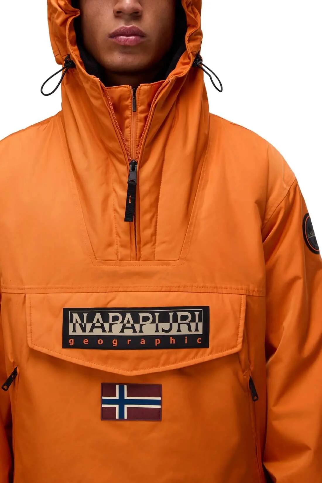 Herren - sport - windjacke - Rainforest - wasserdicht - orange 5/7