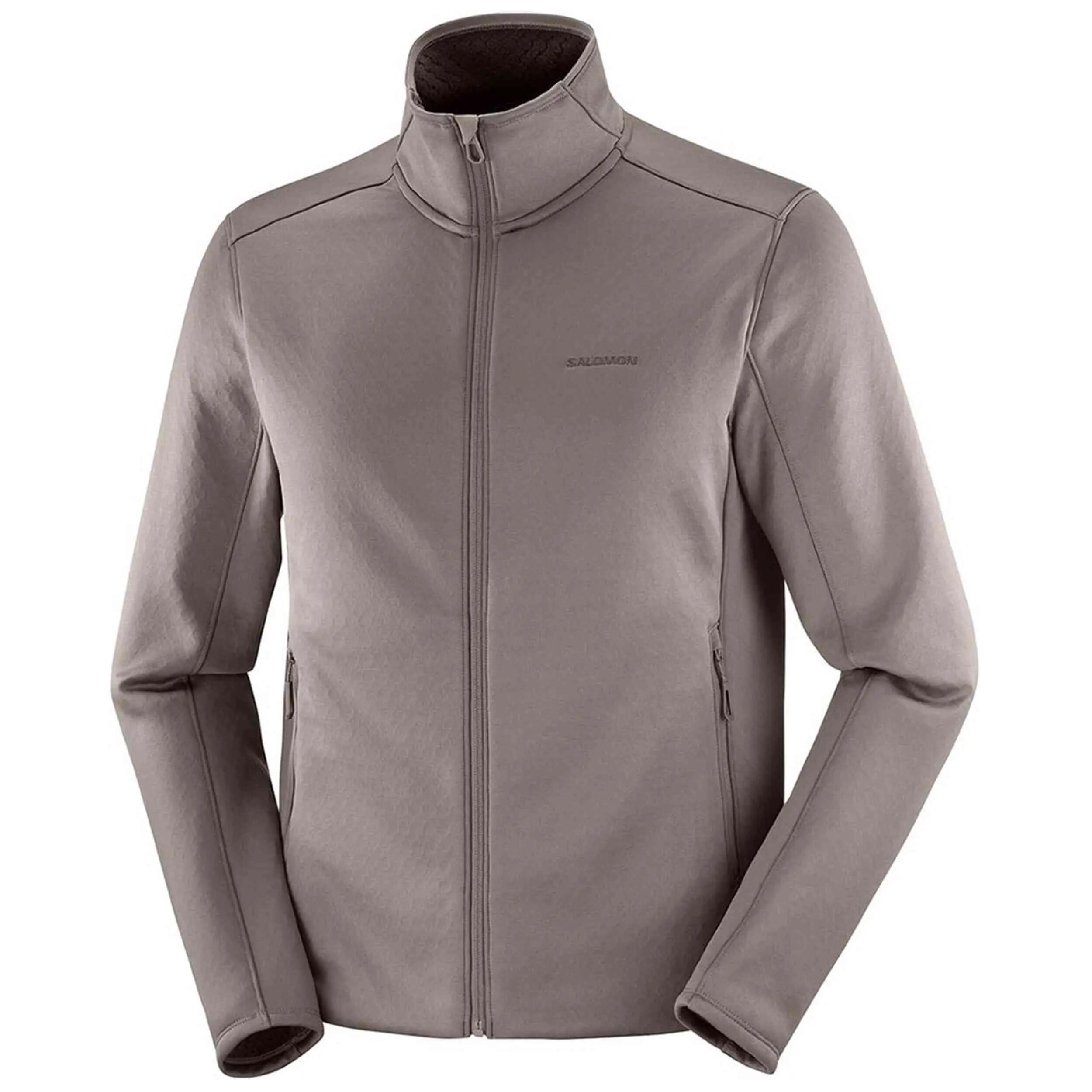 Fleecejacke Salomon Modell Outline Warm Fleece Full für männer 3/5