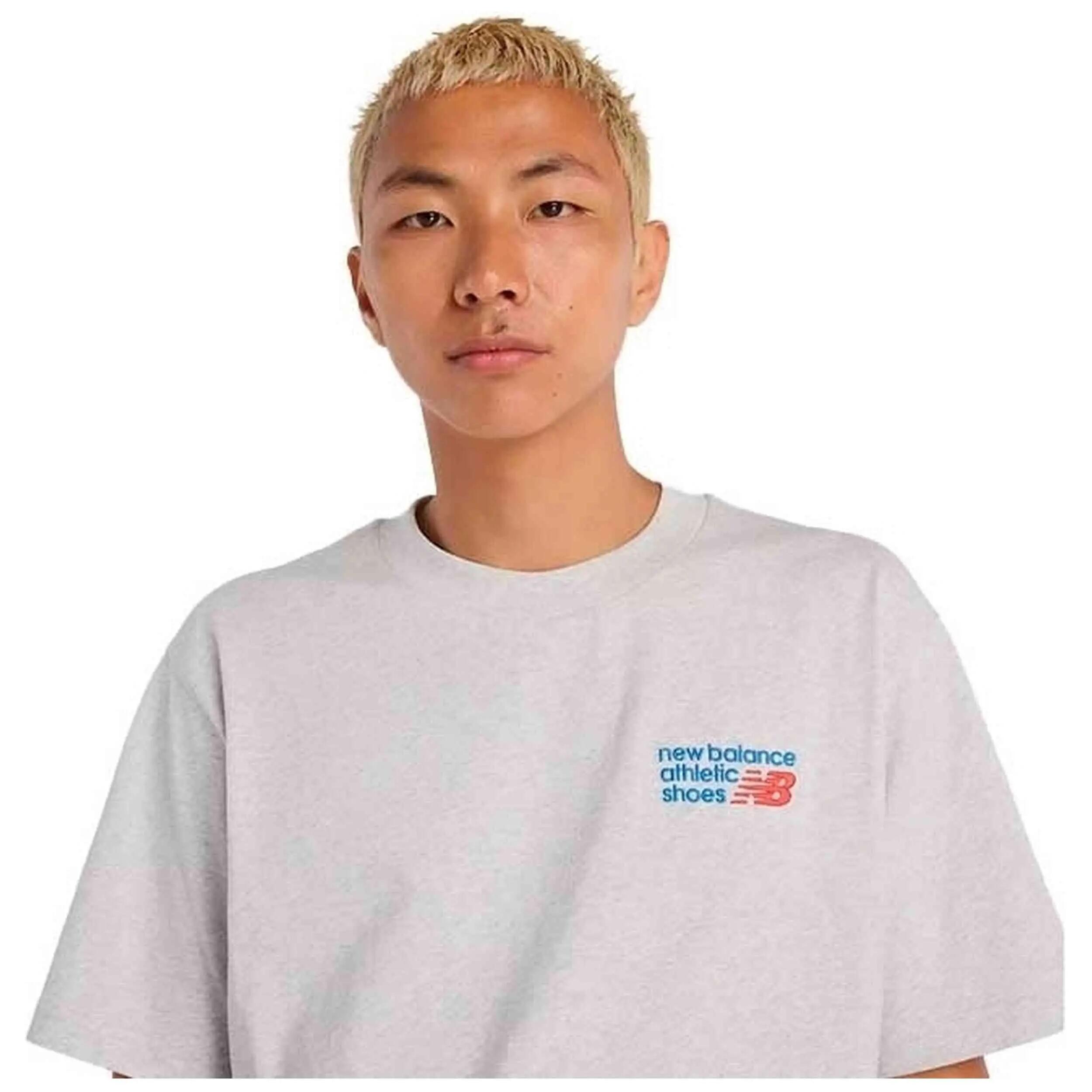 T-shirt New Balance modèle MT41908AHH pour homme 3/3