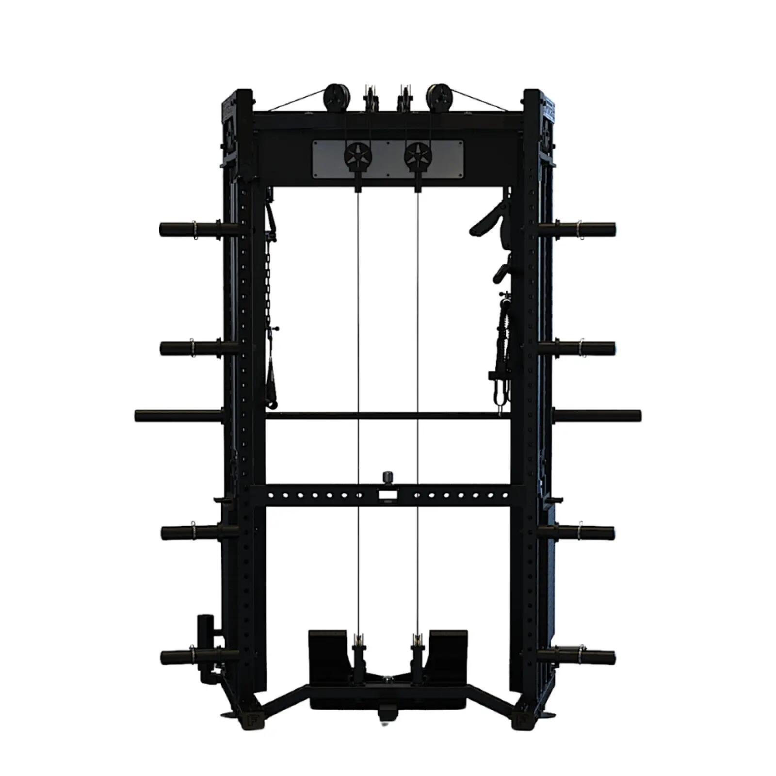 Station musculation - Fitness - Smith-machine - C10 V2 - Noir 4/4