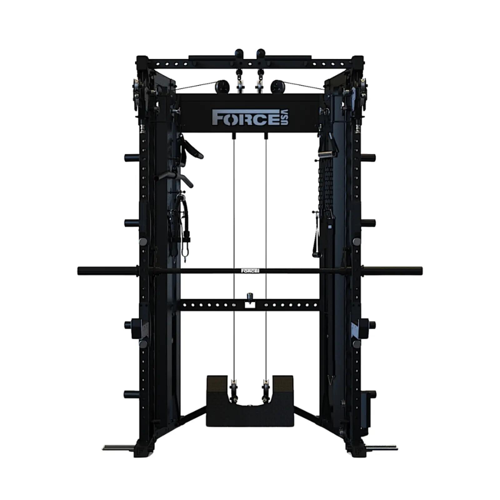 Station musculation - Fitness - Smith-machine - C10 V2 - Noir 2/4