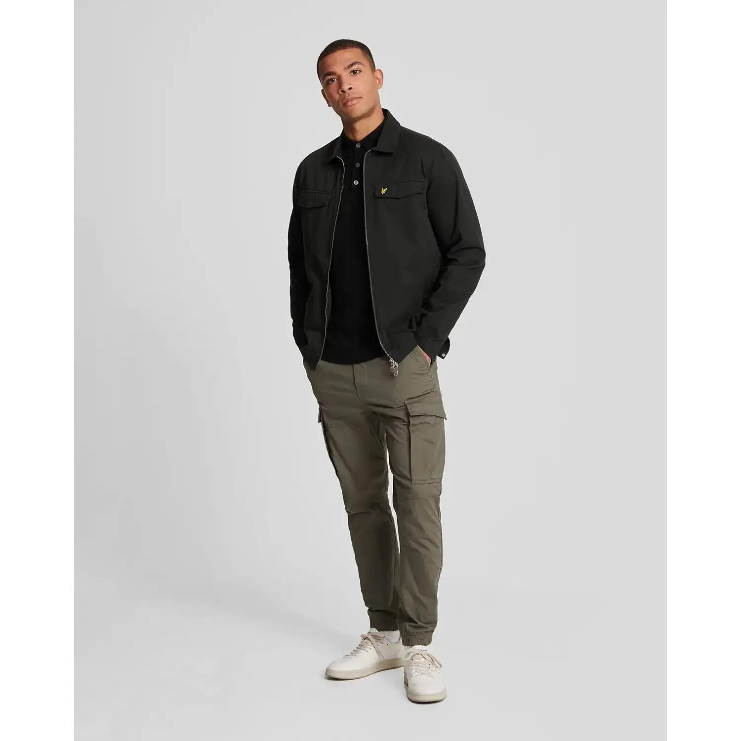 Polo en coton mérinos à manches longues Lyle & Scott 2/3