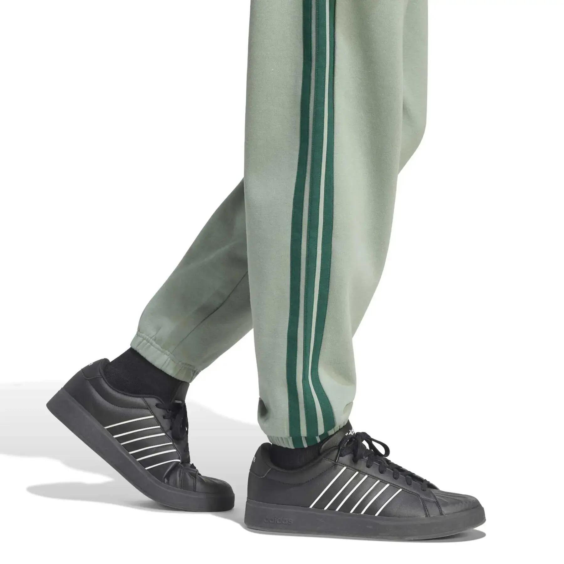 Pantaloni sportivi tapered adidas Essentials 3-Stripes Fleece Cuffed 6/6