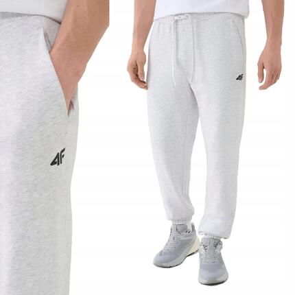 Męskie spodnie dresowe 4F joggery bawełniane M1139