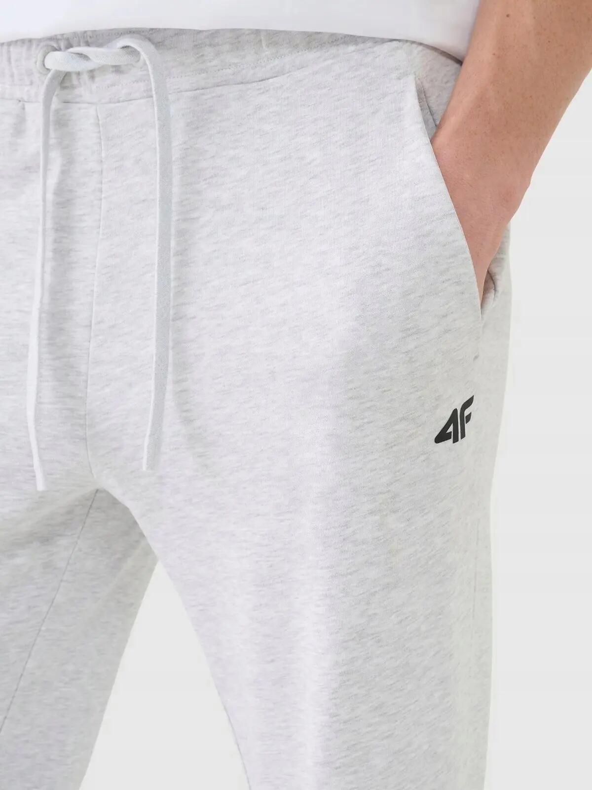 Męskie spodnie dresowe 4F joggery bawełniane M1139 2/5