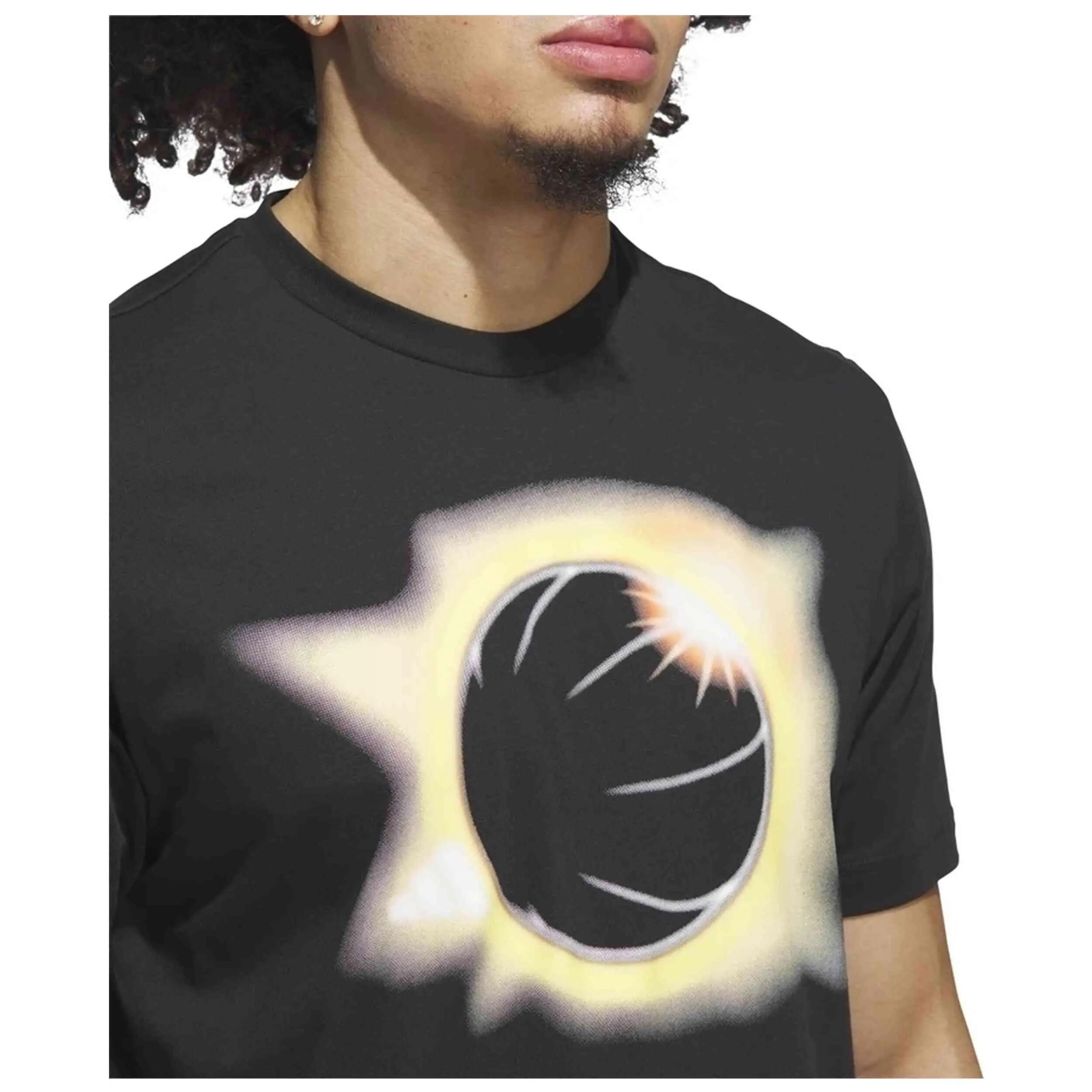 Camiseta de manga corta Adidas modelo Basketball Novelty Eclipsed Gr para hombre 5/5