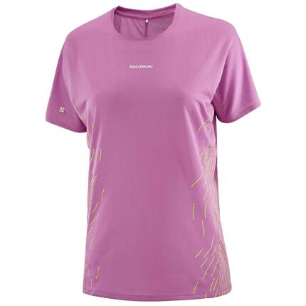 T-shirt Salomon modèle Sense Aero GFX pour femmes
