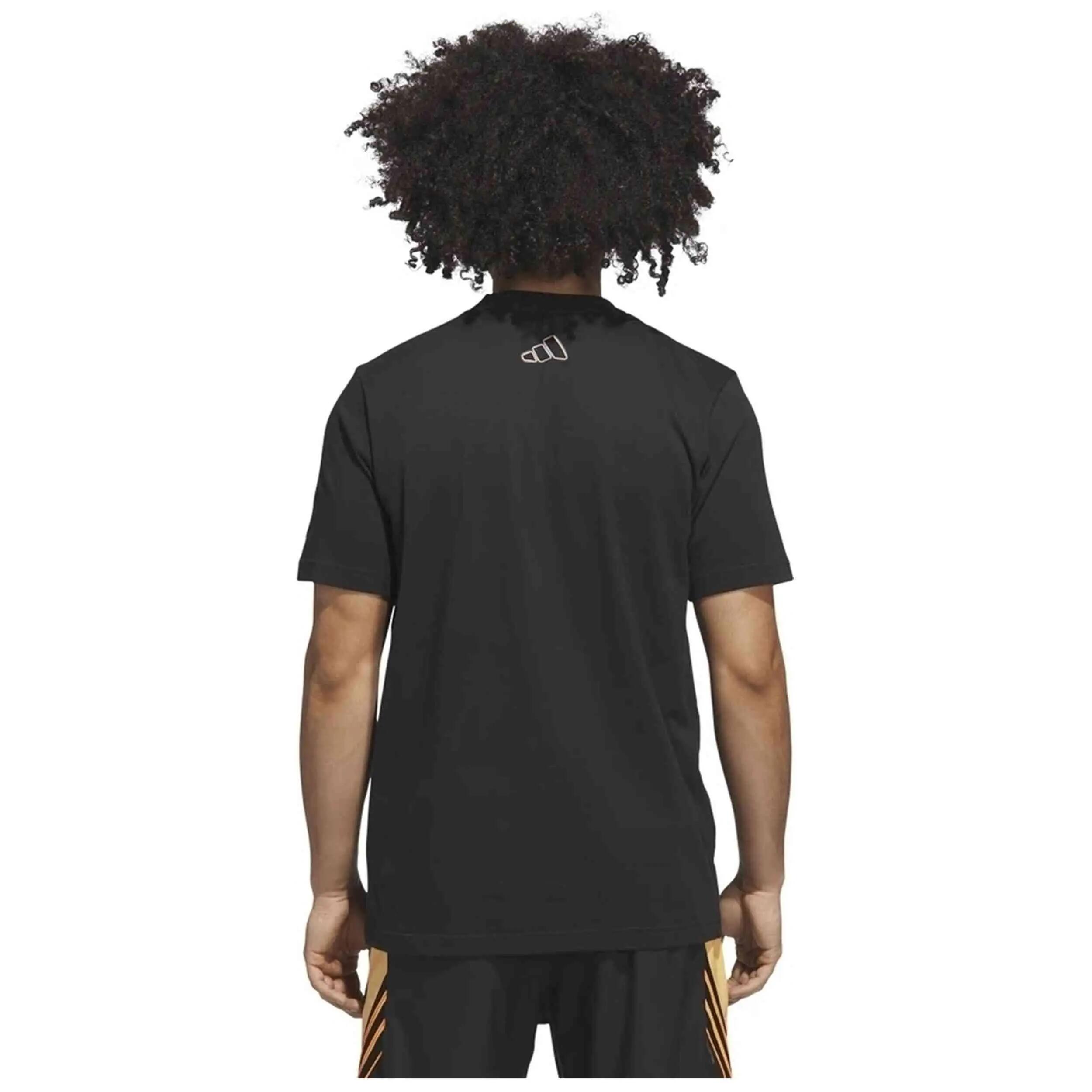 Camiseta de manga corta Adidas modelo Basketball Novelty Eclipsed Gr para hombre 3/5