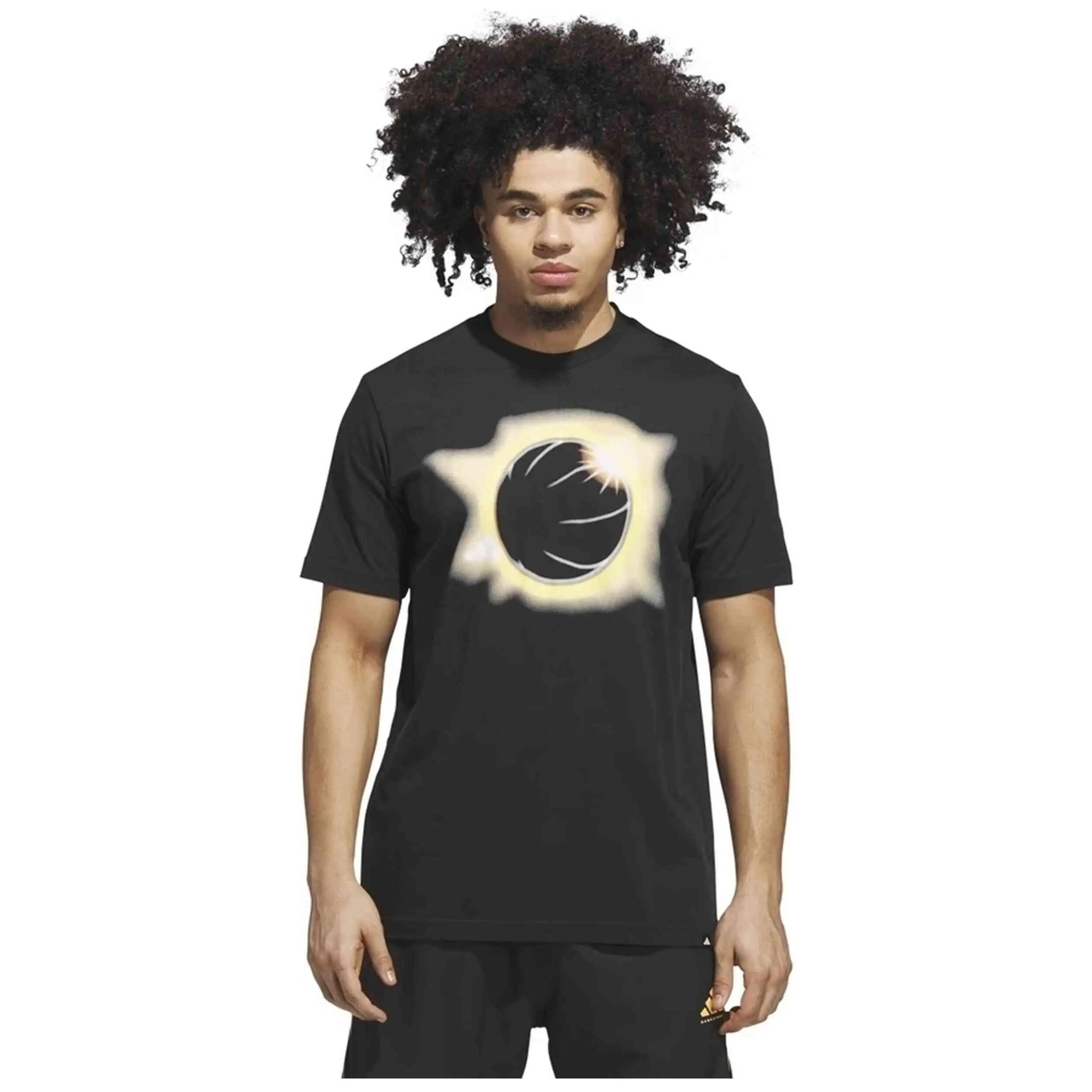 Camiseta de manga corta Adidas modelo Basketball Novelty Eclipsed Gr para hombre 2/5