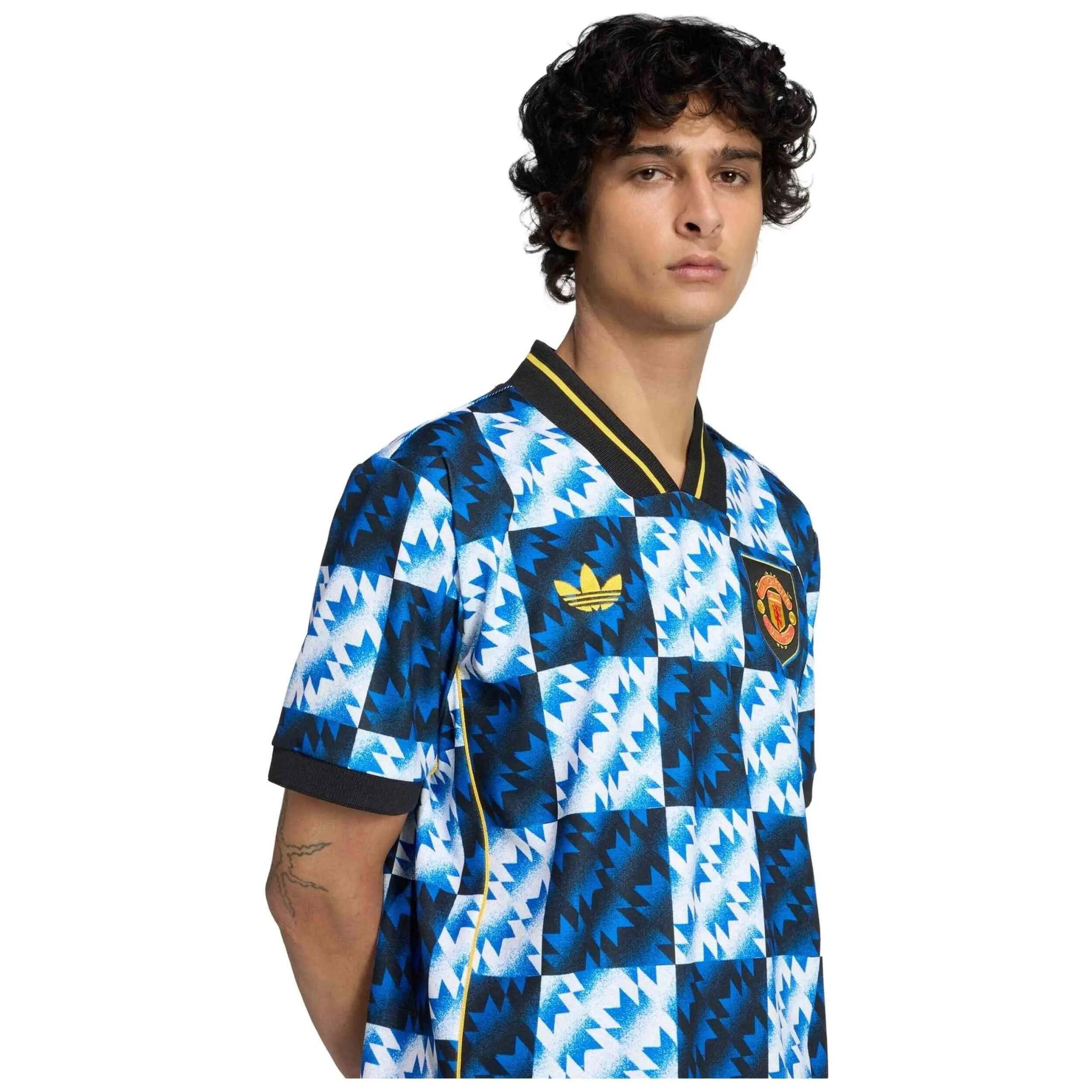 Maillot de football Adidas modèle Manchester United LFSTLR Jersey pour homme 1/5