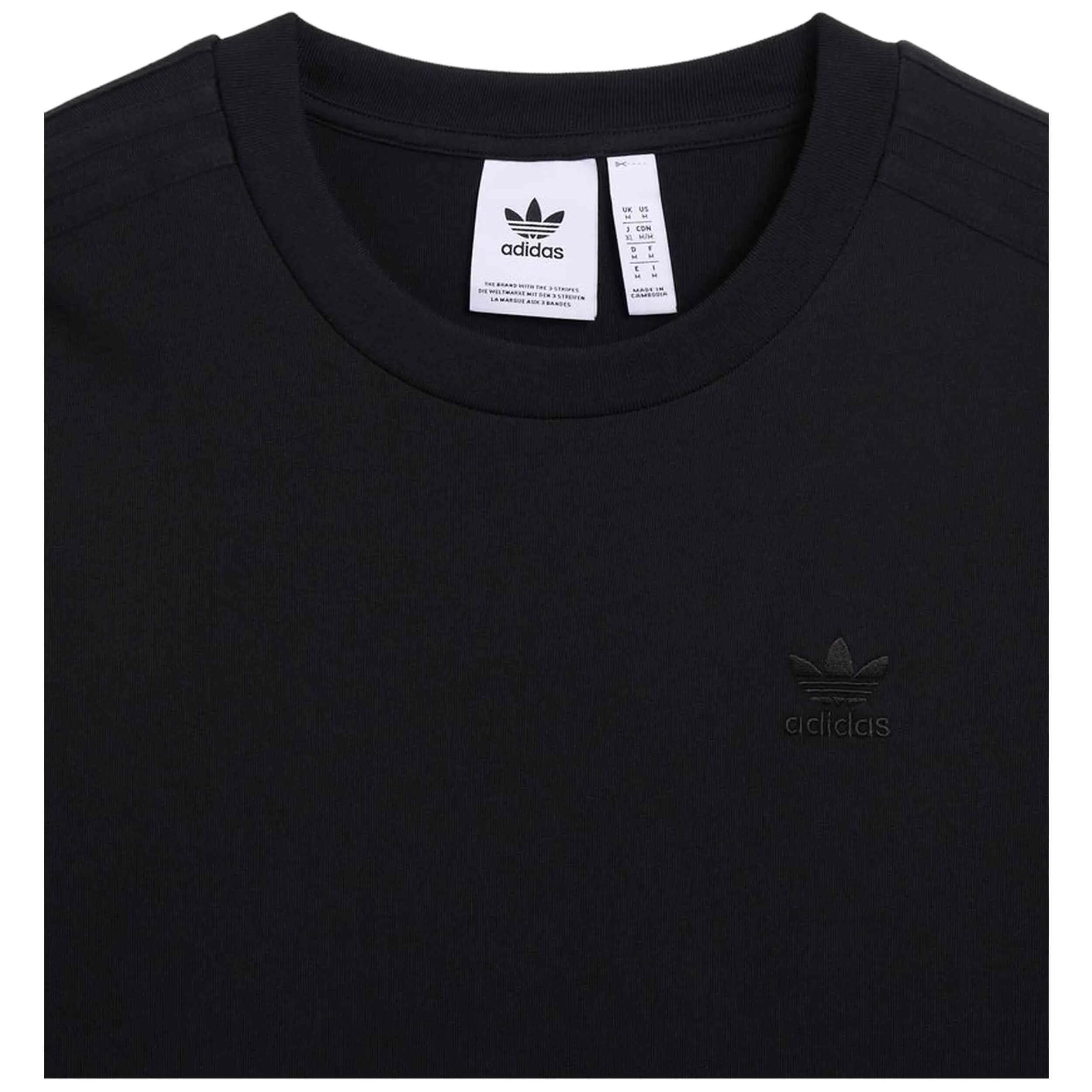 T-shirt Adidas modèle Adicolor Oversized pour homme 3/4