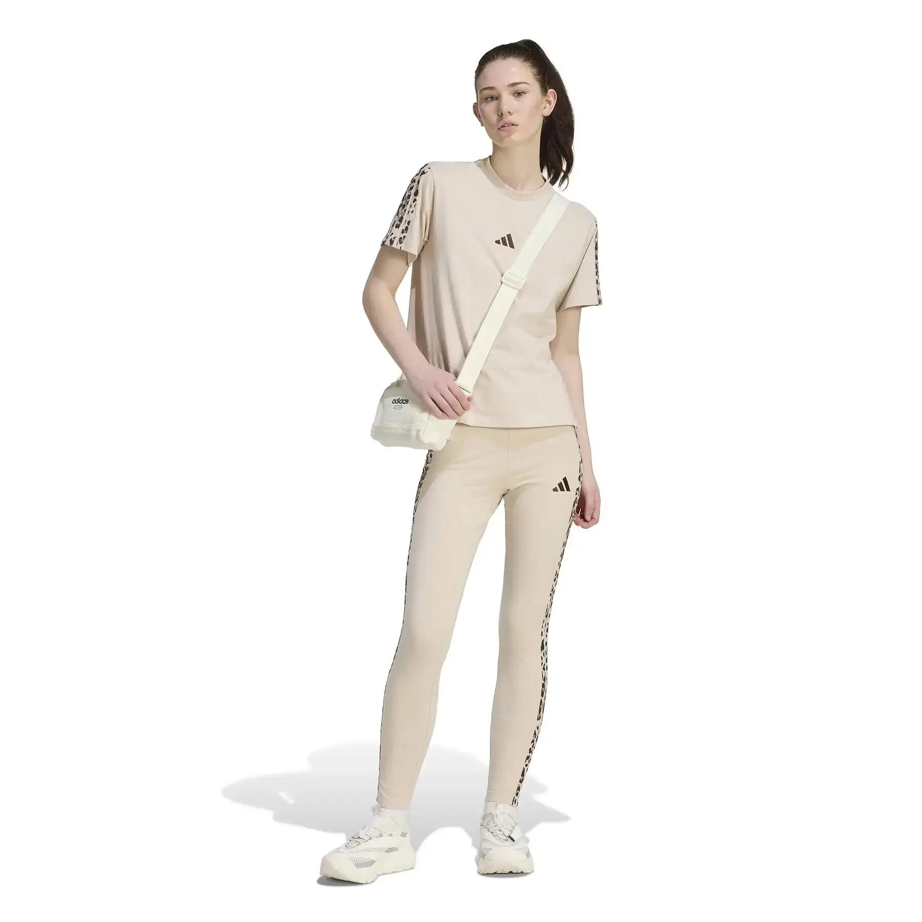 Legging imprimé animal femme adidas Essentials 3-Stripes 2/6