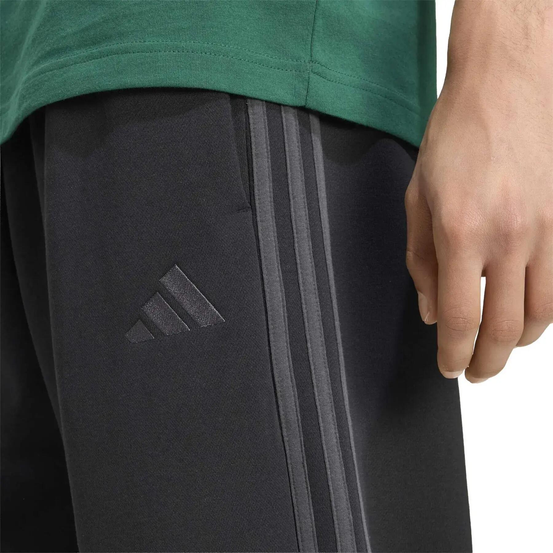 Pantalon de jogging tapered adidas Essentials 3-Stripes Fleece Cuffed 5/6