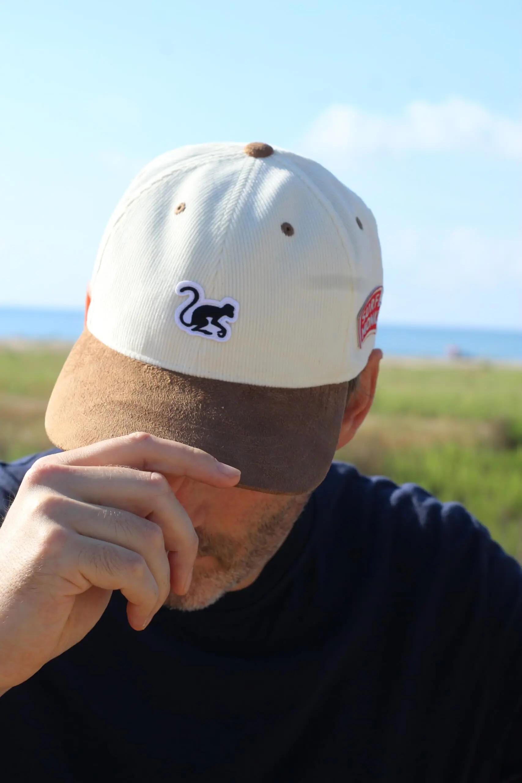 Casquette de baseball - Coton velours côtelé / Adulte / Taille unique (Blanche) 3/6