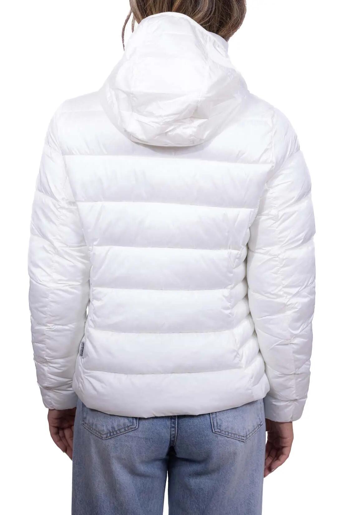 Damesjas - sportkleding - Alma - regular fit, afneembare kap - natuurwit 2/4