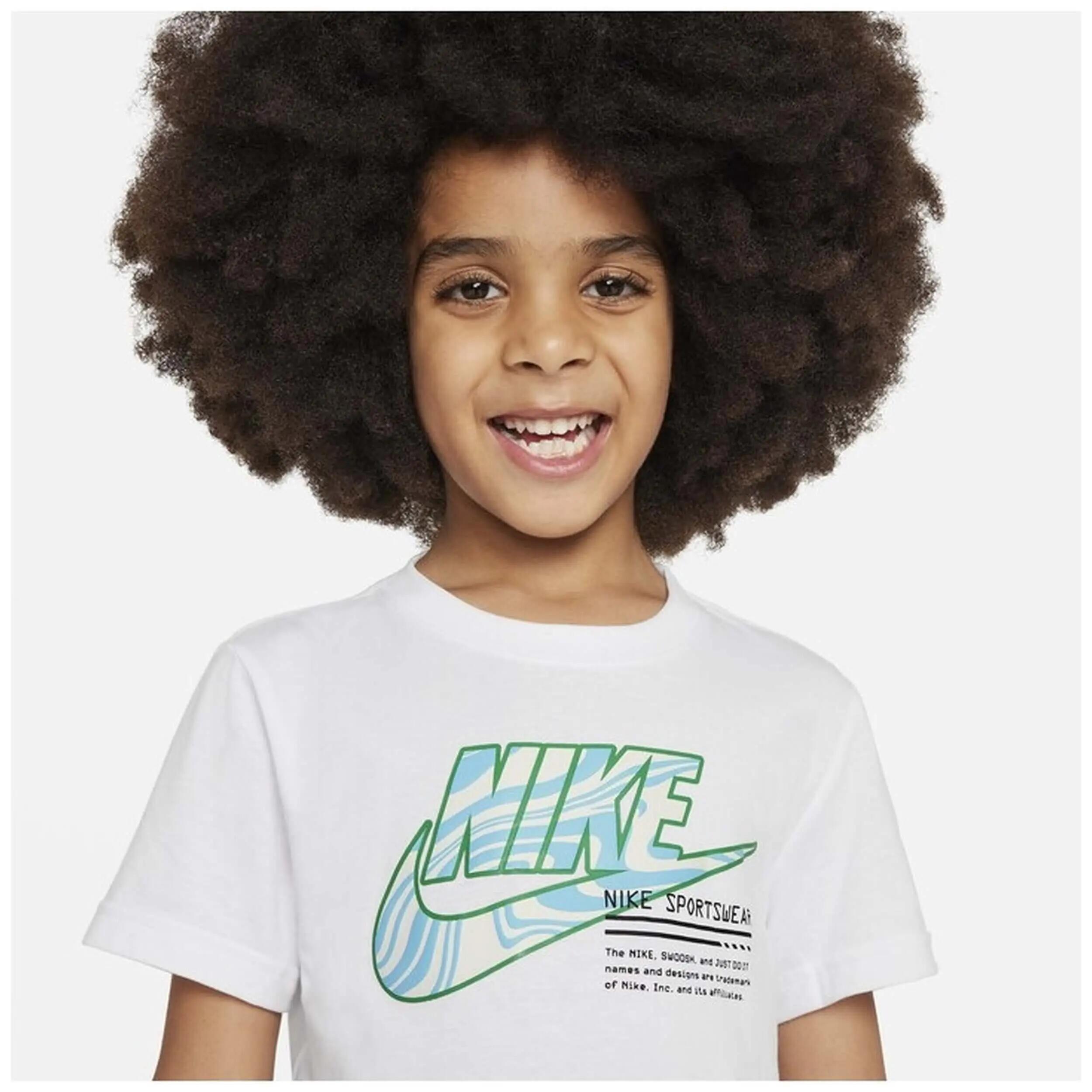 T-shirt Nike modèle 86L823-001 pour unisexe enfants 3/4