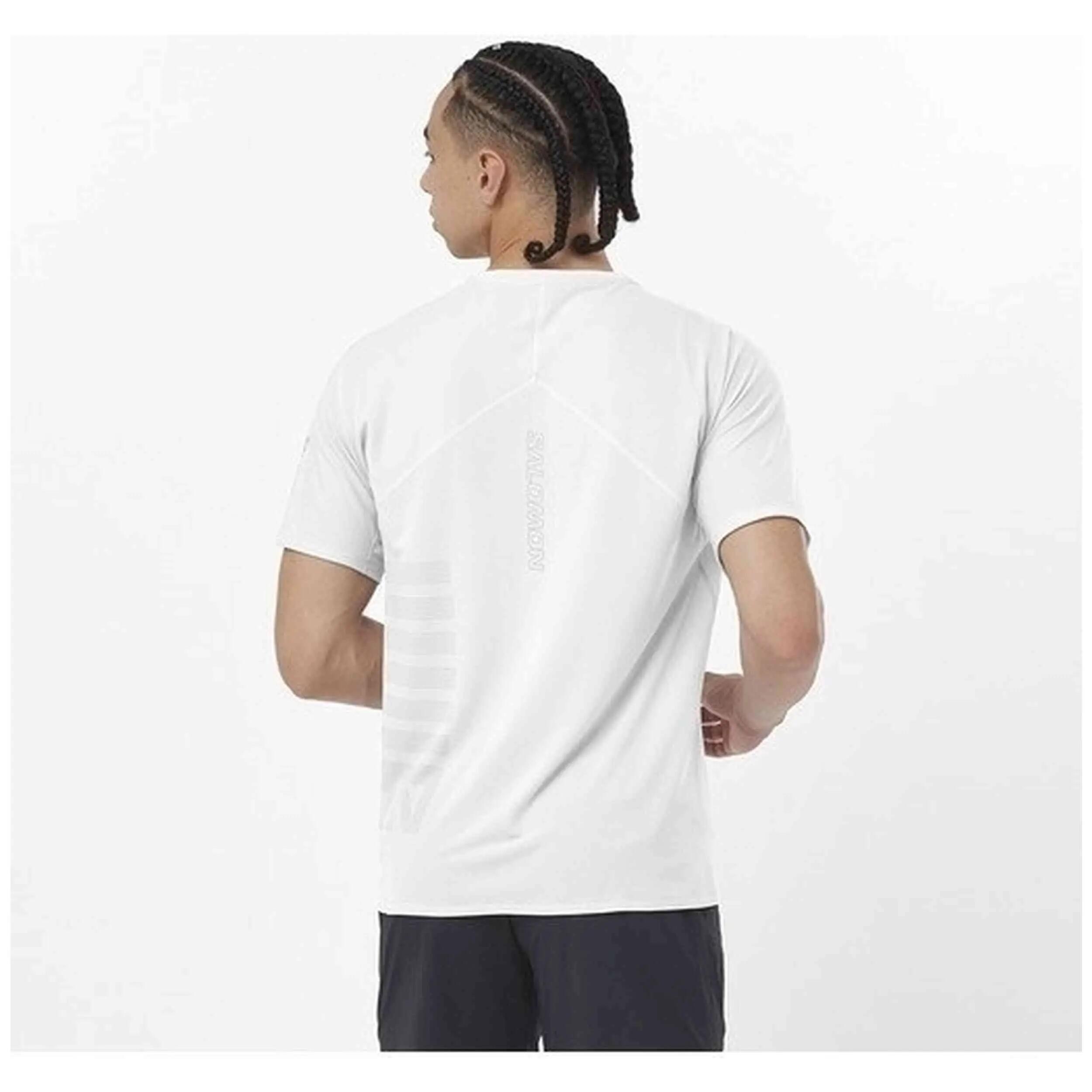 Kurzarmshirt Salomon Modell Tech T für männer 2/3