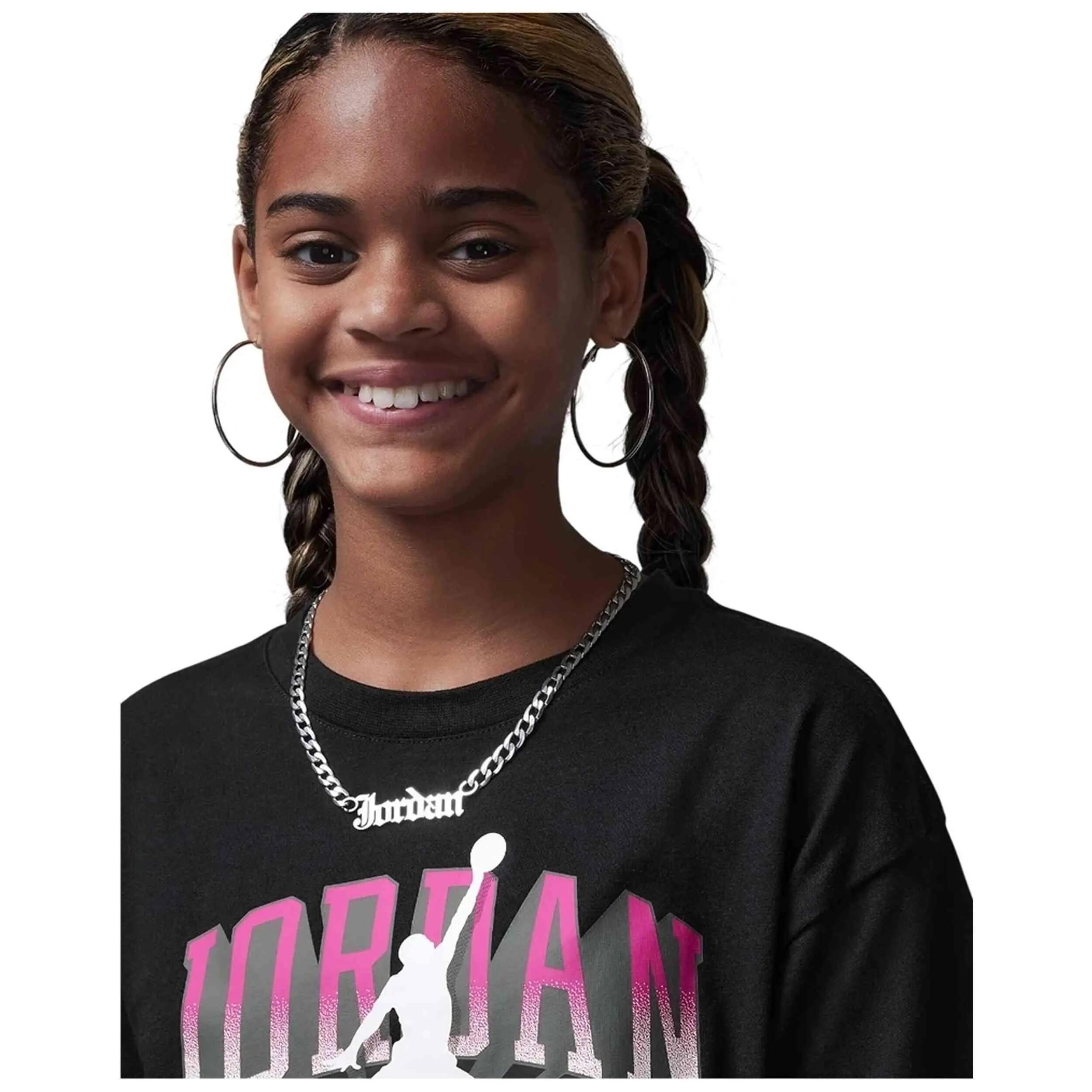 Kurzarmshirt Jordan Modell 45D522-023 für mädchen 3/5