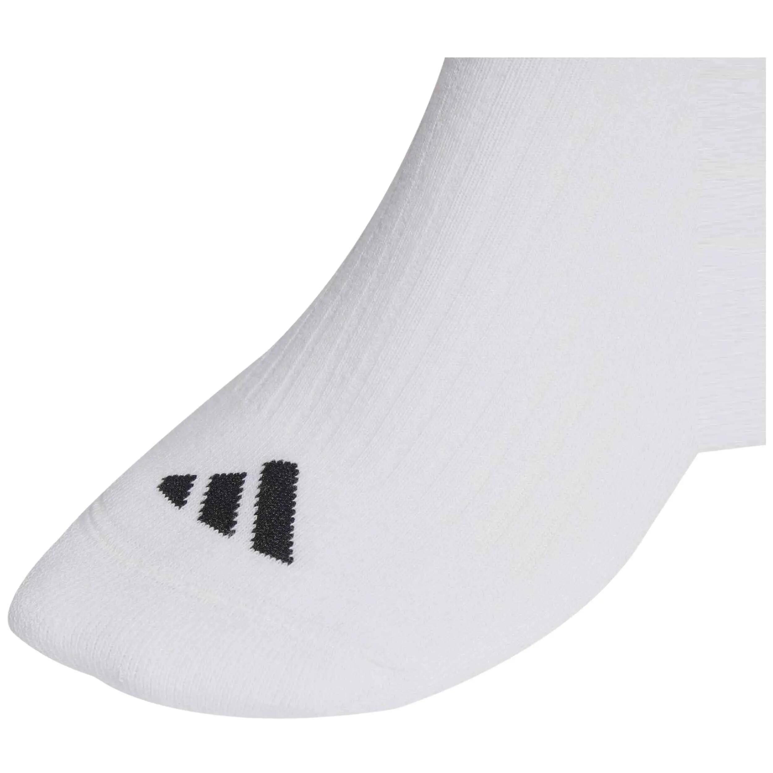 Sokken Adidas model Calcetines adidas Essentials blanco naranja azul voor unisex 3/4