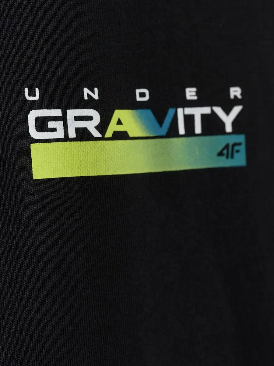 T-shirt regular z nadrukiem męski 4F 6/7