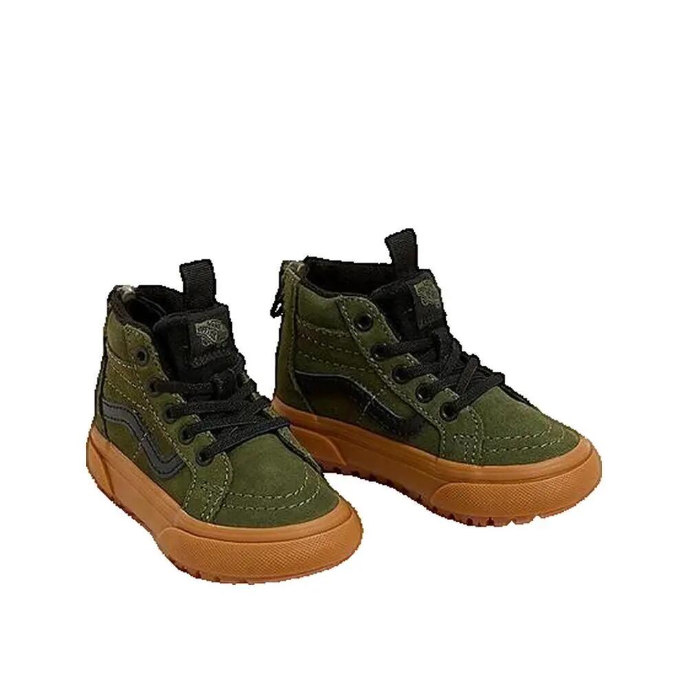 Chaussures Vans Sk8-Hi Zip MTE Enfant Vert 3/3