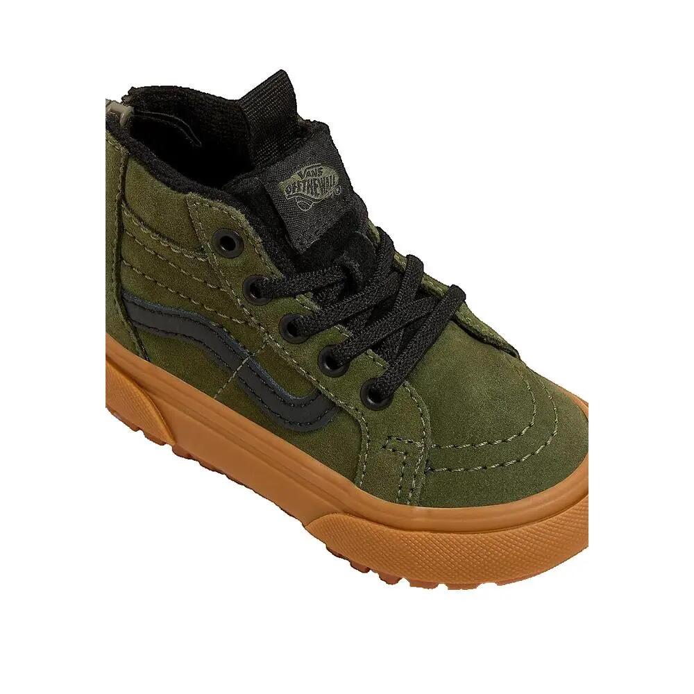 Chaussures Vans Sk8-Hi Zip MTE Enfant Vert 2/3