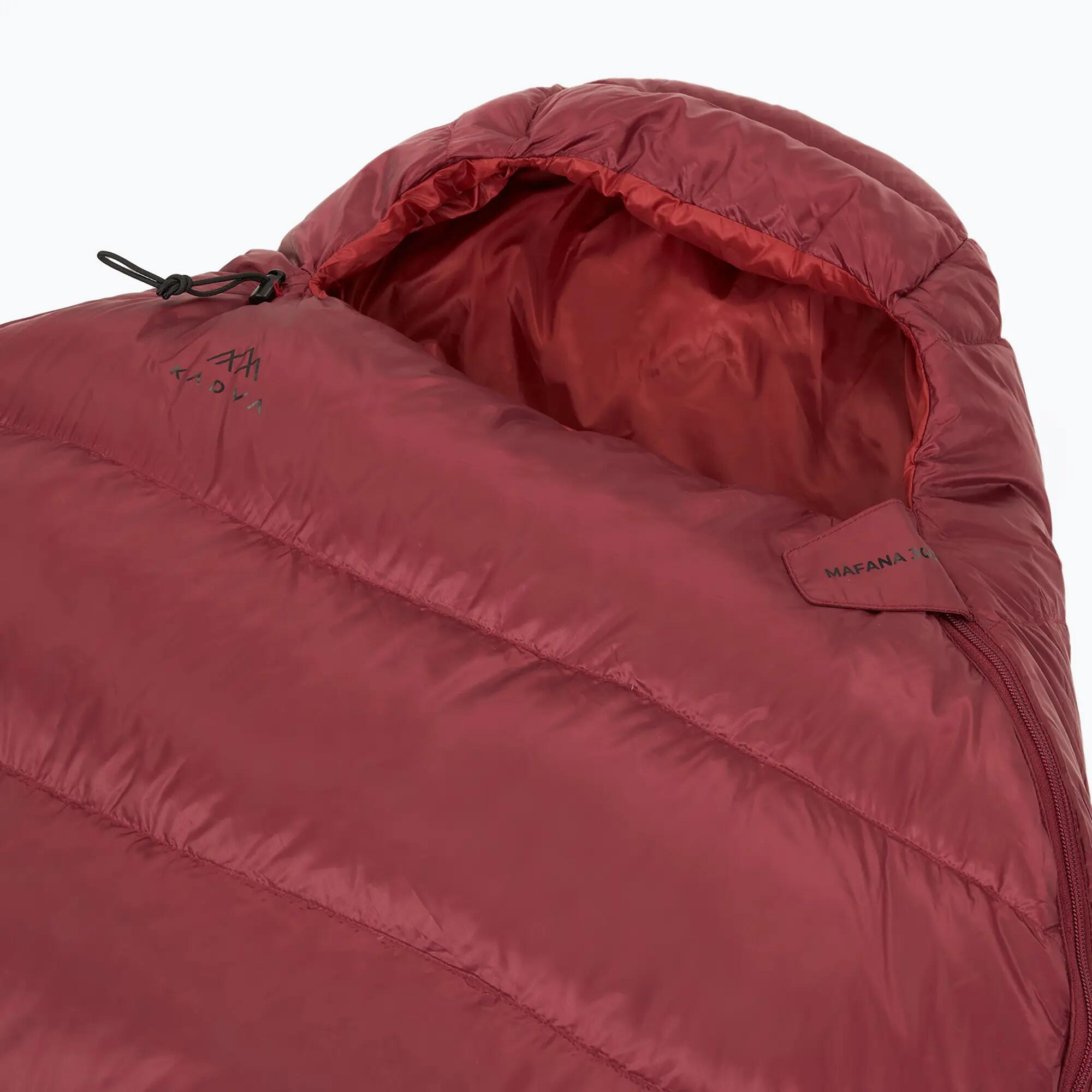 Sac de dormit KADVA Mafana 300 din puf, roșu 2/7