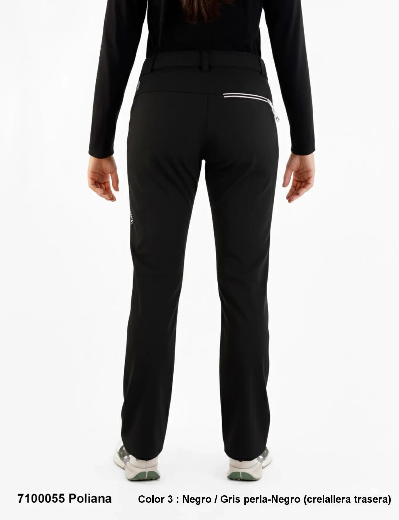 Pantalón trekking mujer - Poliana - negro/gris - talla 44 2/2