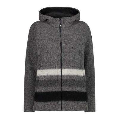 Dames gebreide hoodie met rits cmp