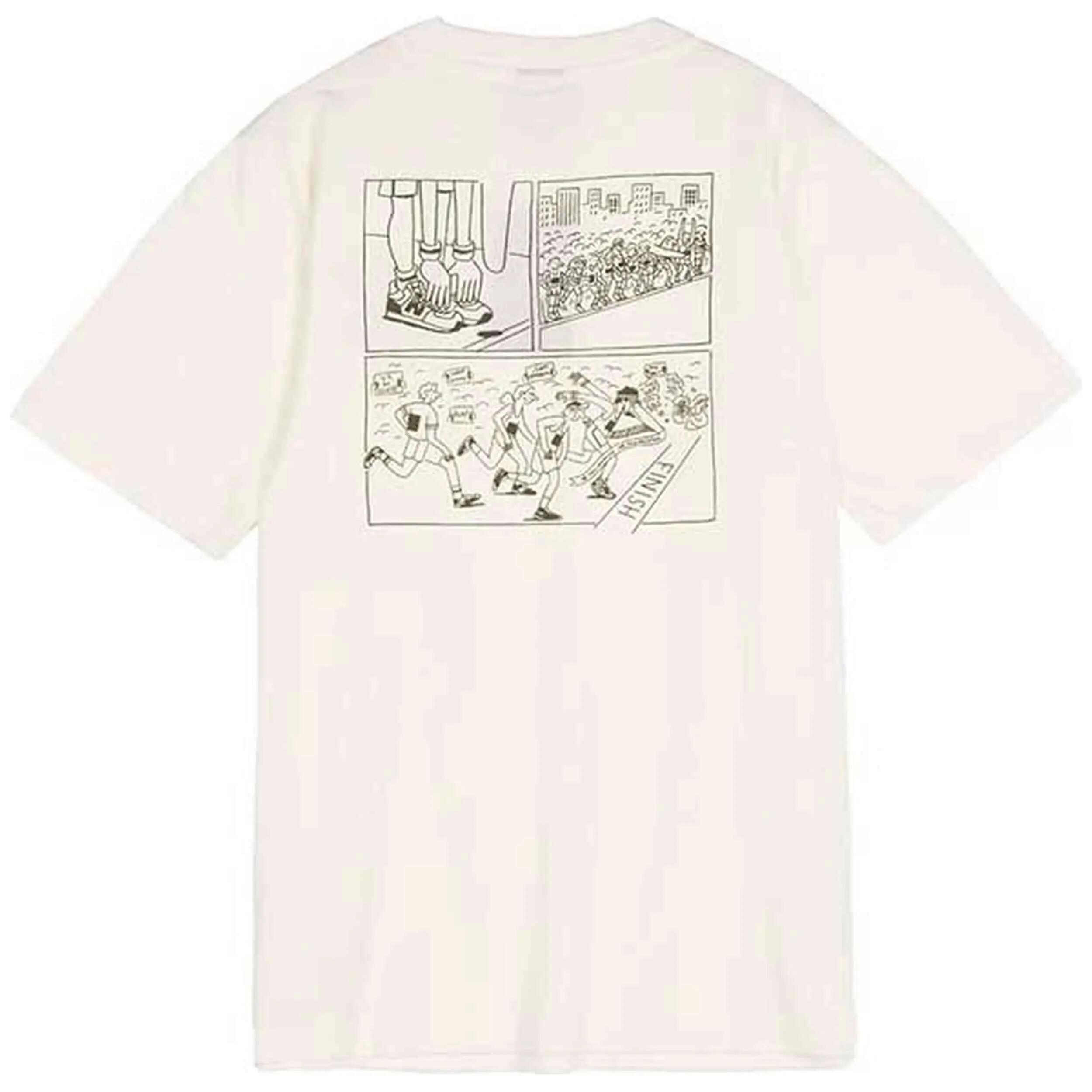 Maglia a maniche corte New Balance modello MT53921-SST per unisex 2/3