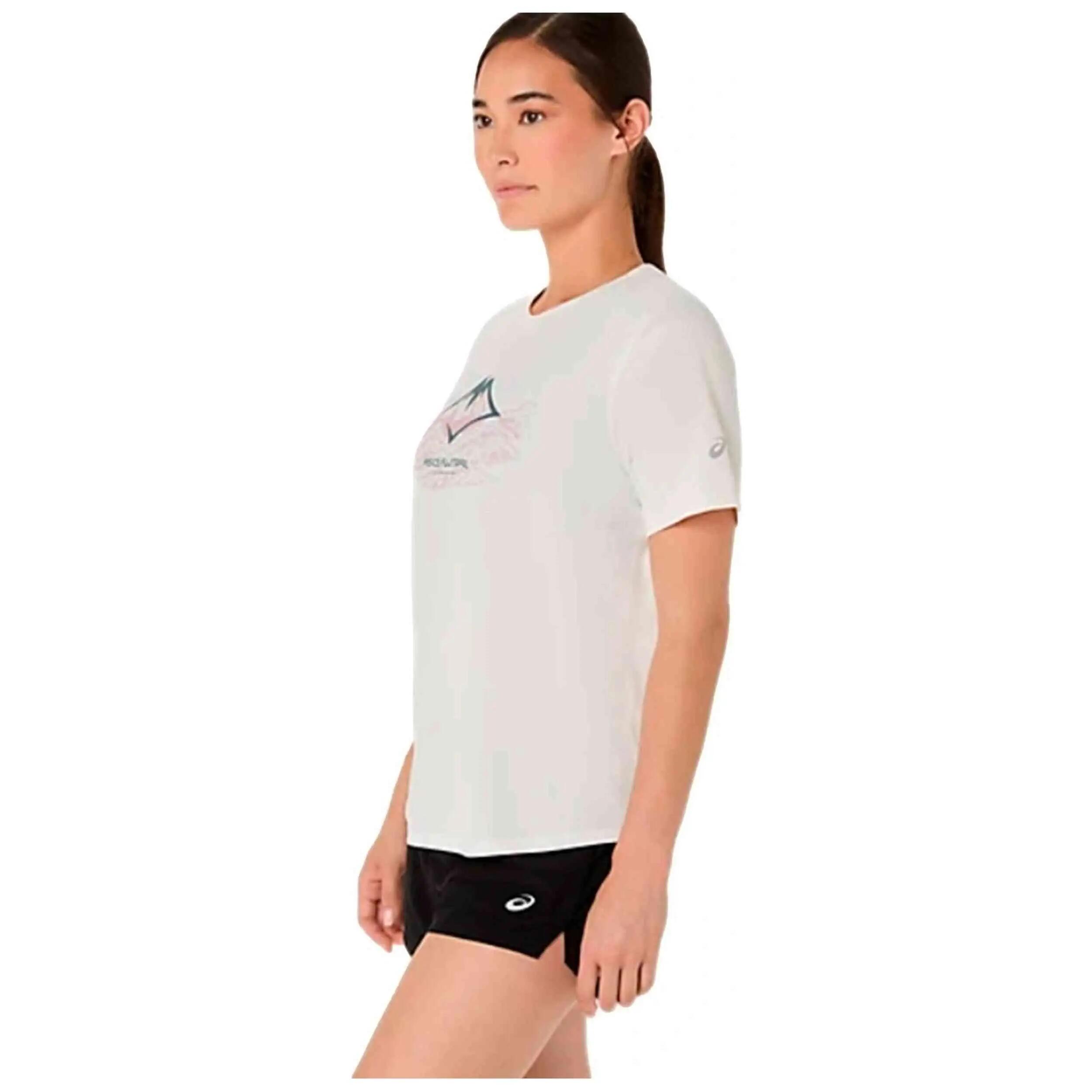 Camiseta de manga corta Asics modelo 2012D432-100 para mujer 3/5
