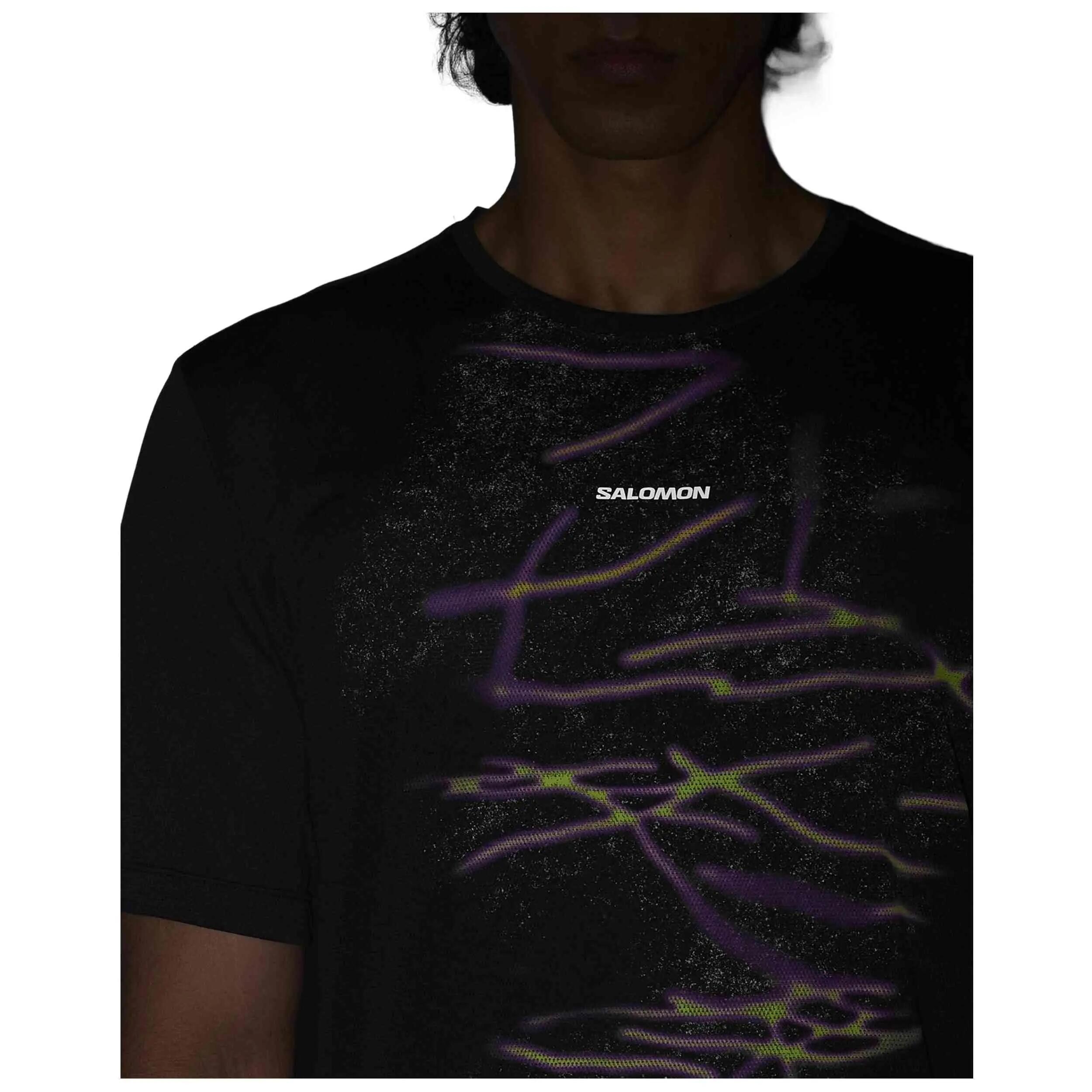 Kurzarmshirt Salomon Modell Shkout Core Gfx für männer 5/5