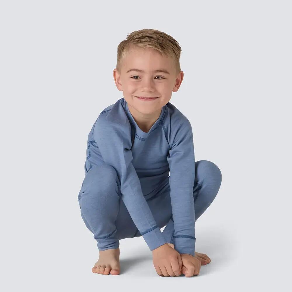 Pantaloni da jogging in lana merinos bambino Isbjörn of Sweden Husky 6/6
