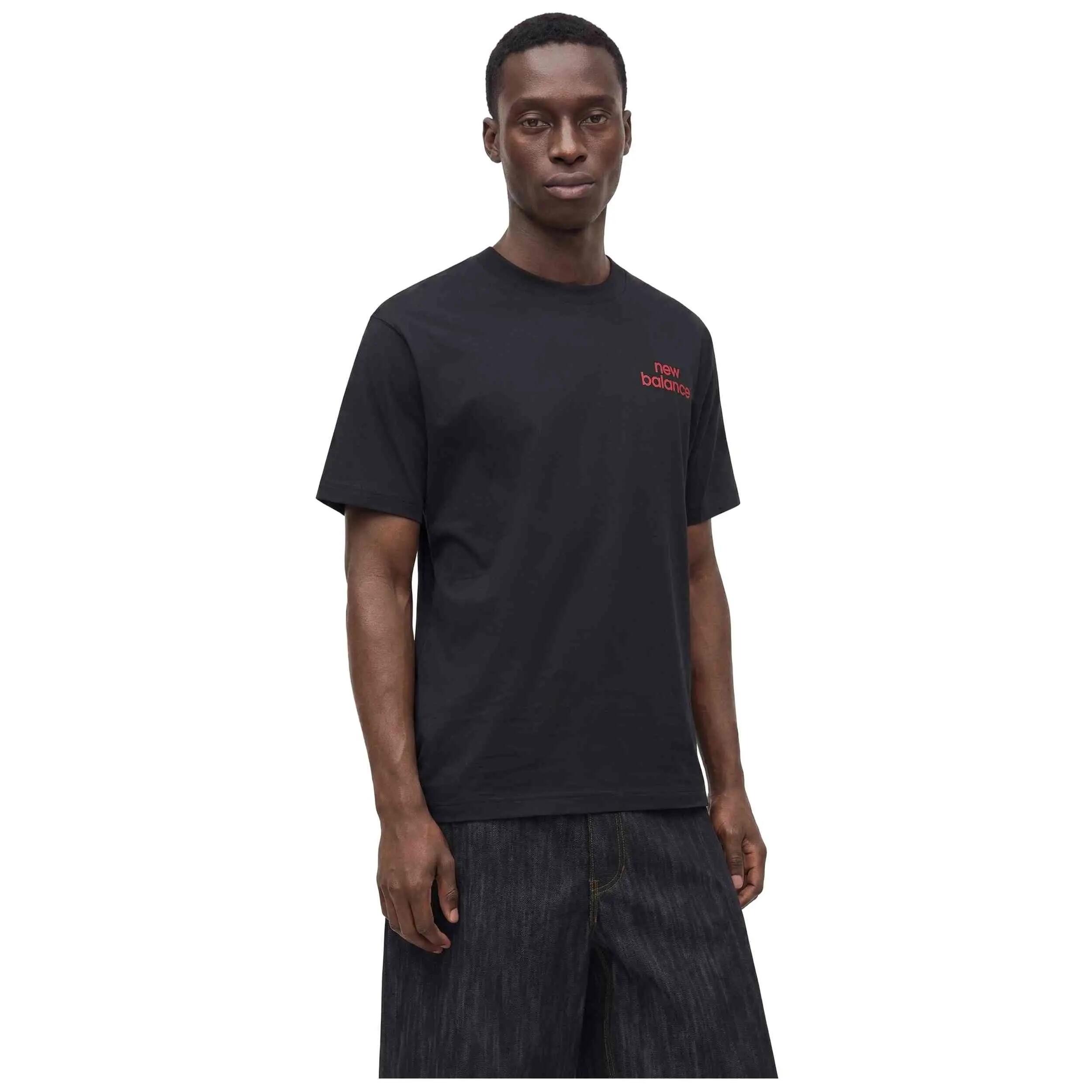 T-shirt New Balance modèle MT62G7MGBK pour unisexe 5/5