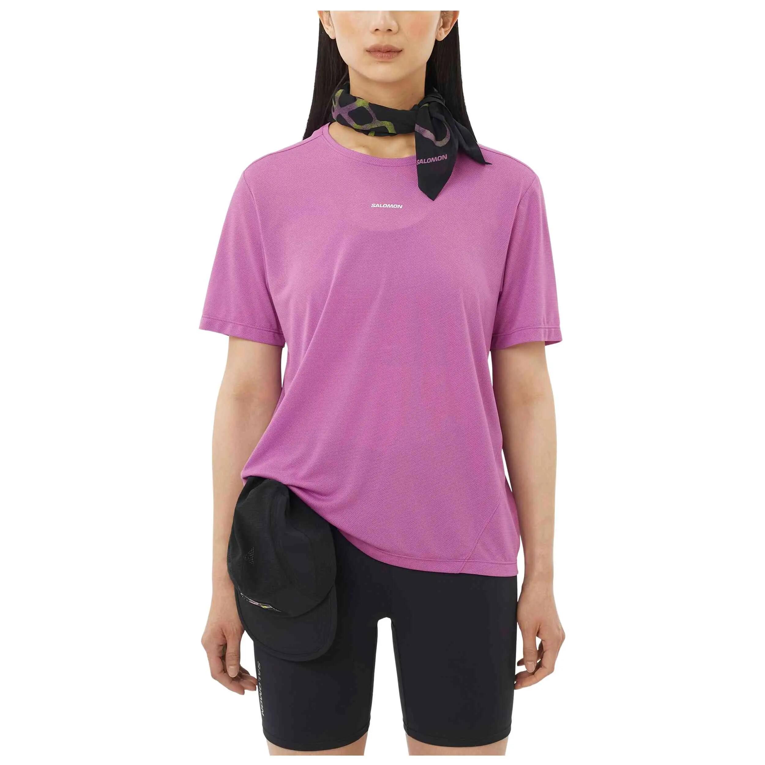 Kurzarmshirt Salomon Modell Shakeout Core für frauen 2/3