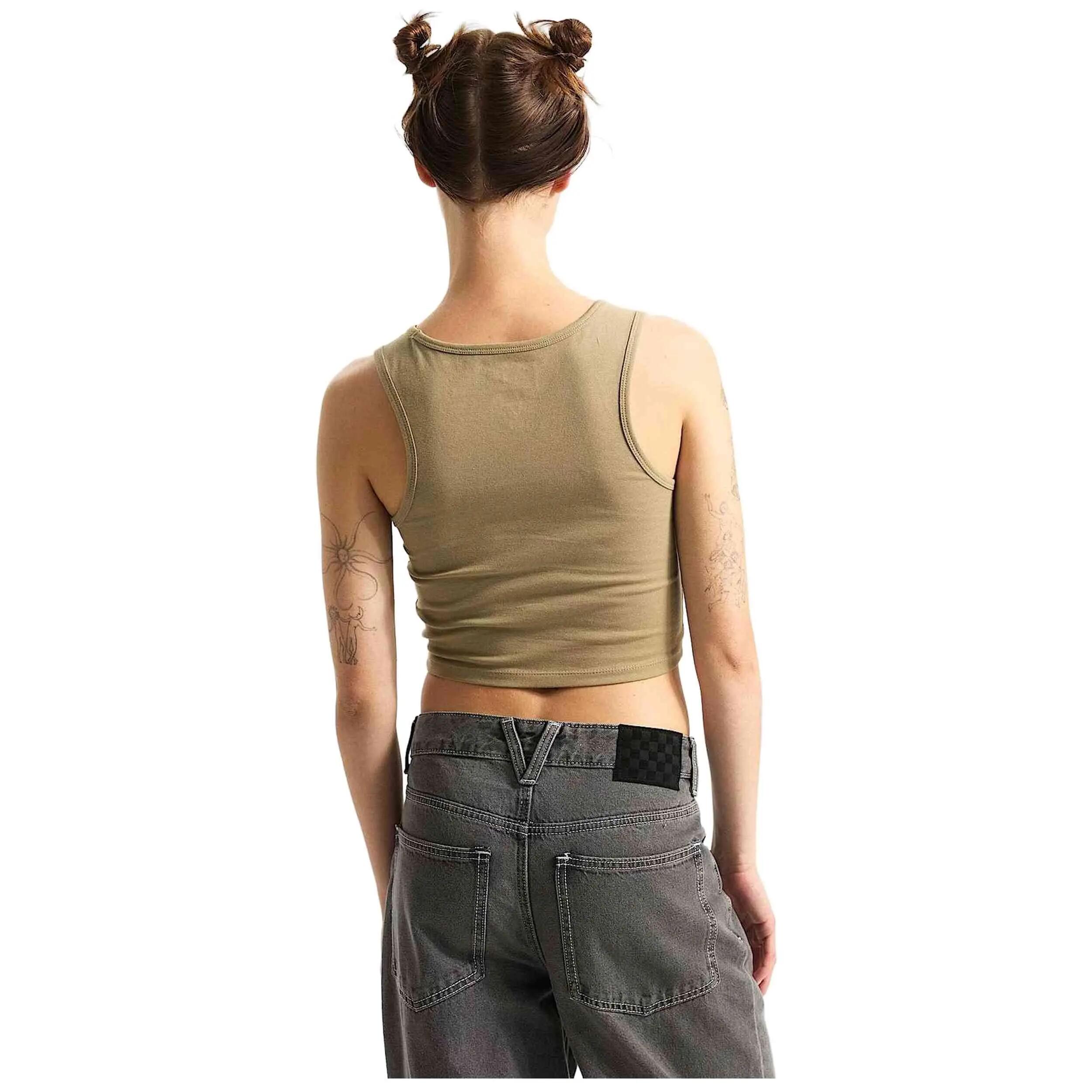 Camiseta de tirantes Vans modelo Upworn Fitted Tank "Bay Leaf" para mujer 4/5