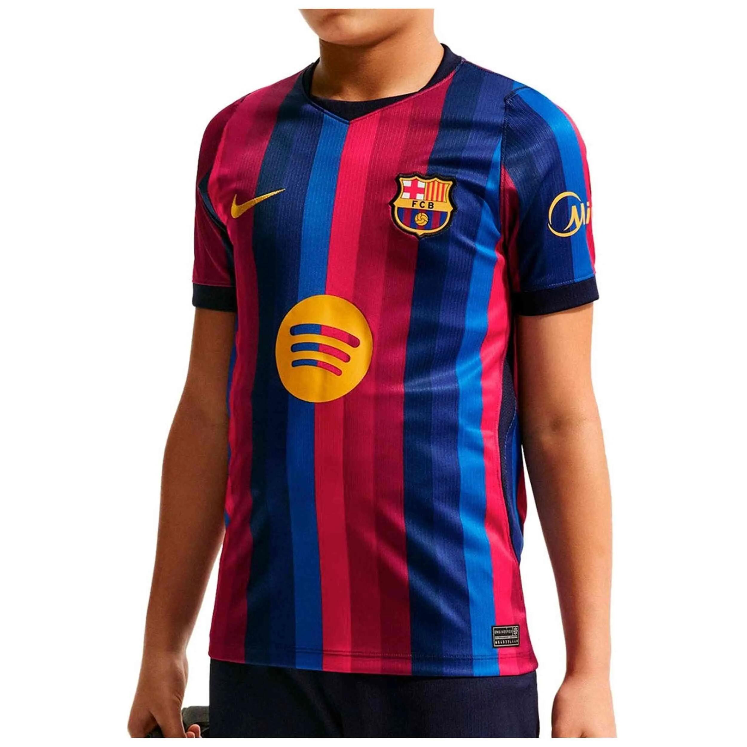 Camiseta de manga corta Nike modelo II1624-683 para niños unisex 1/4