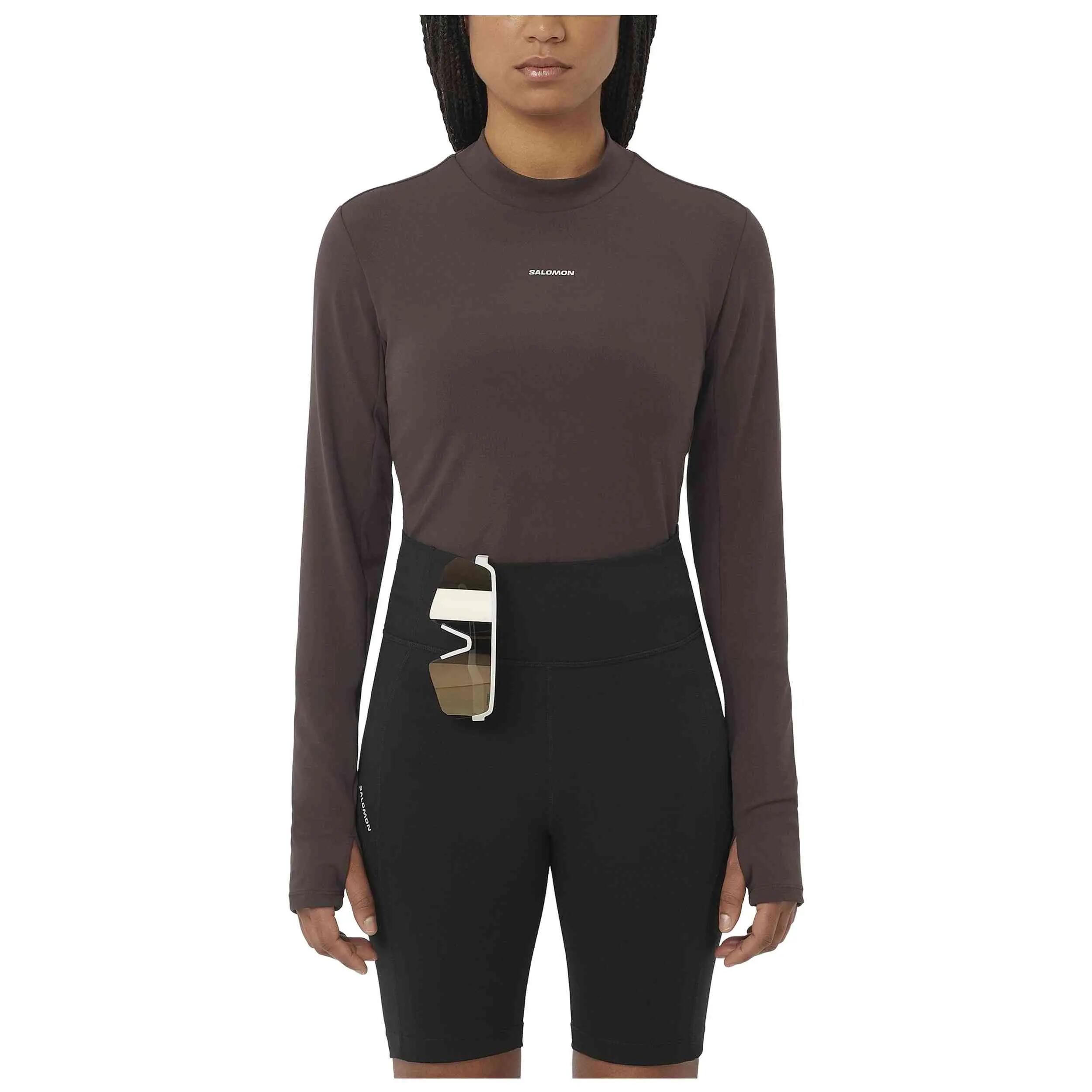 T-shirt à manches longues Salomon modèle SHKout Bliss pour femmes 3/4
