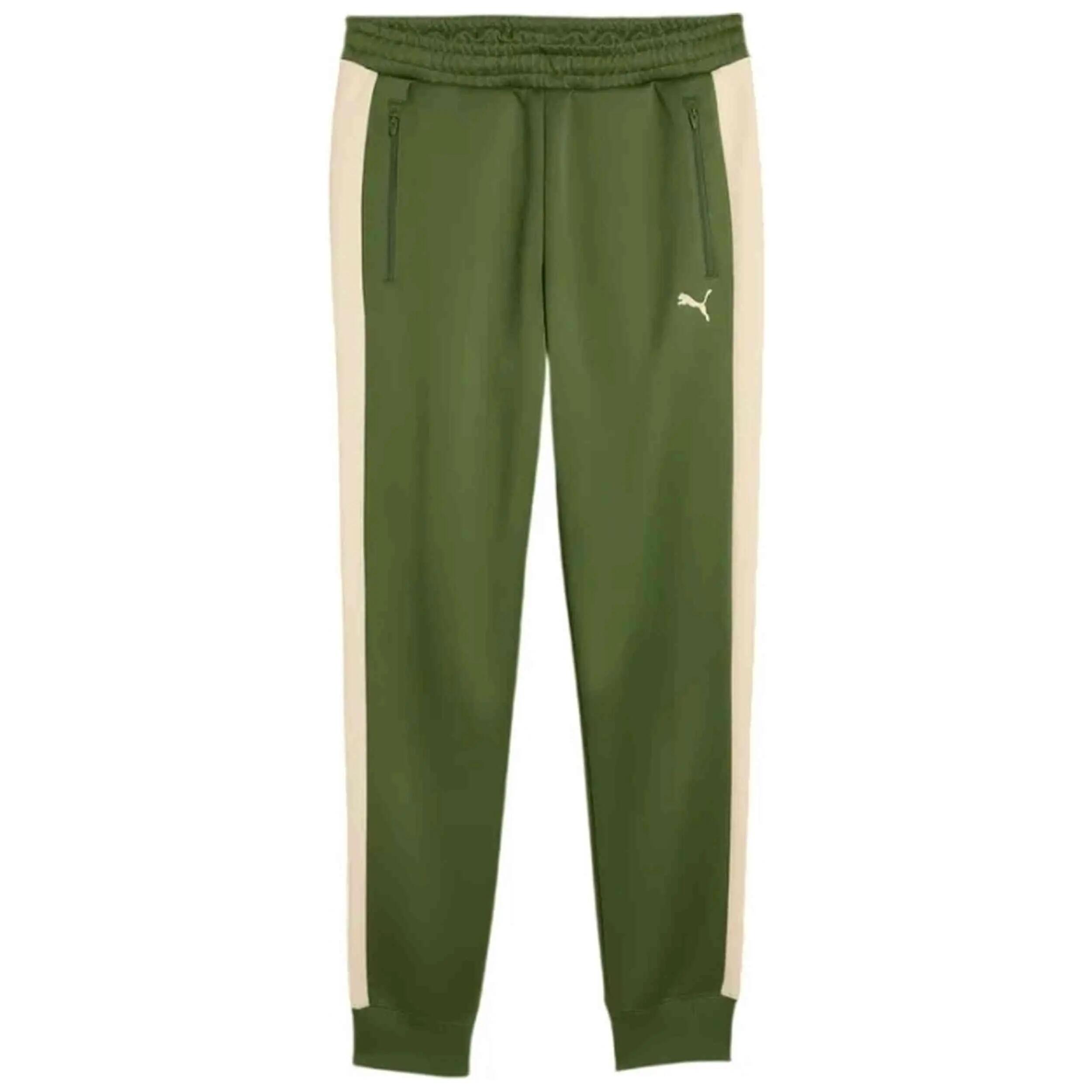 Trainingsbroek Puma model T7 Always On Pants "Earthy Green" voor mannen 4/5