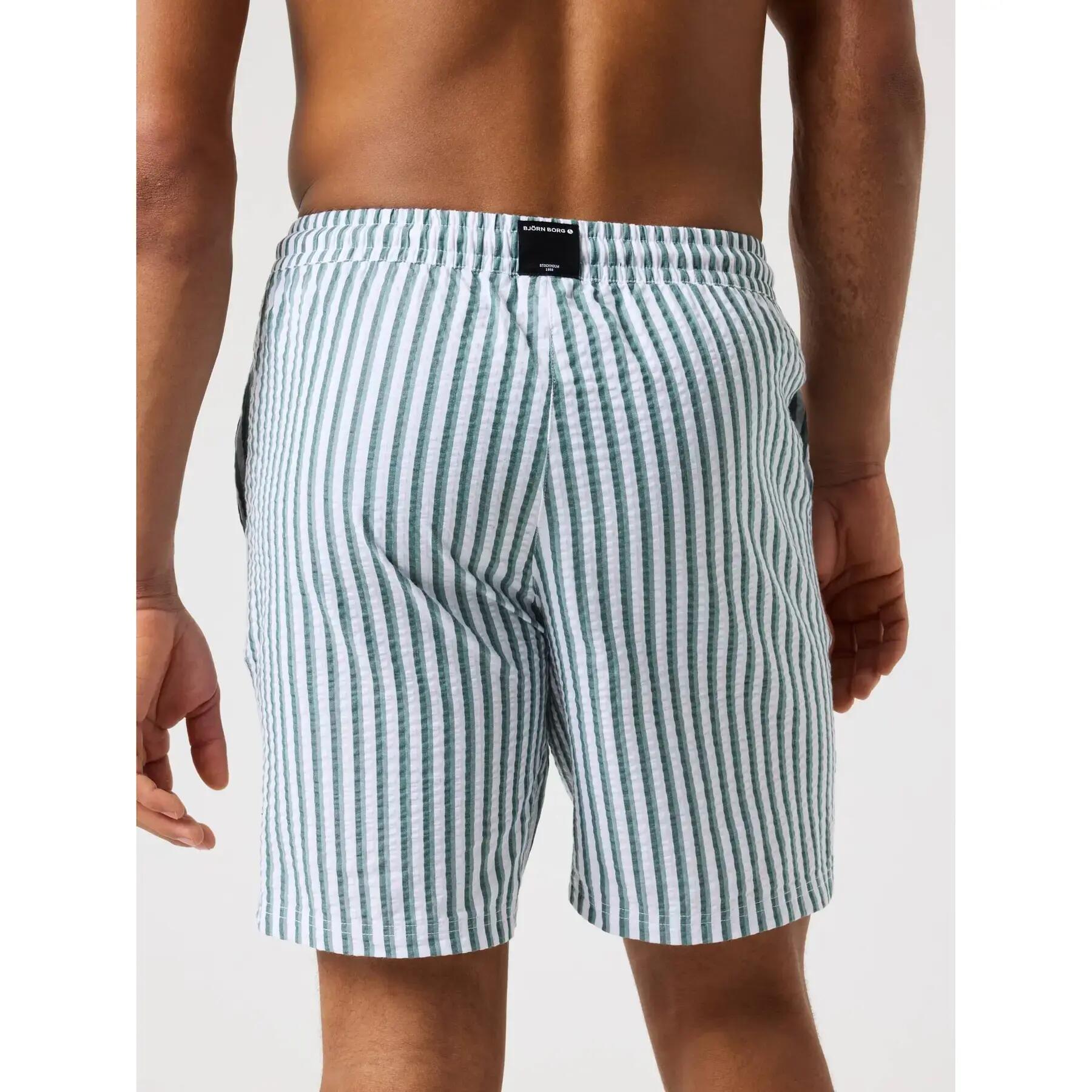 Shorts voor op vakantie in seersucker Björn Borg 2/5