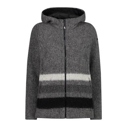 Zip-Hoodie Wooltech Damen CMP