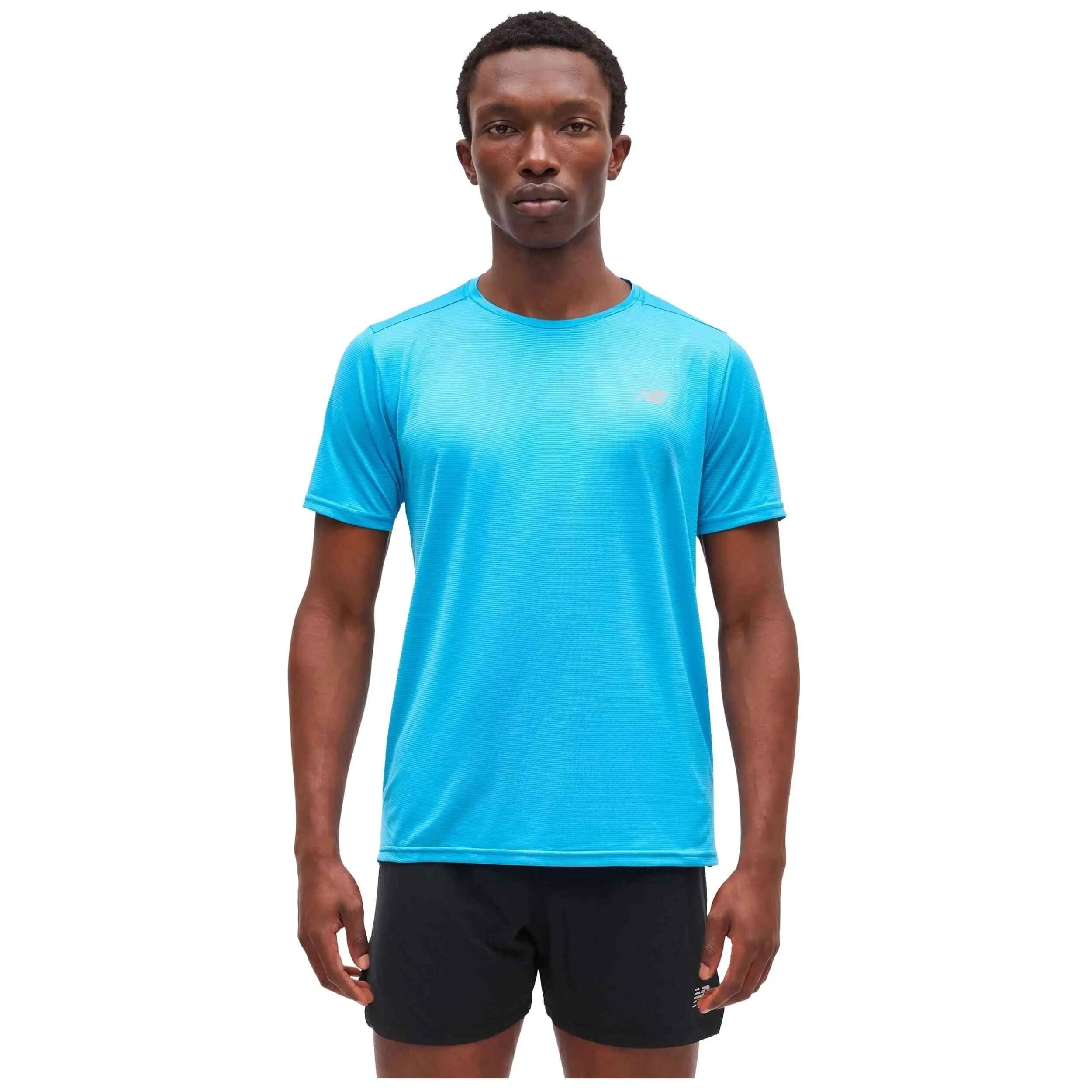 T-shirt New Balance modèle MT41222ATD pour unisexe 2/5
